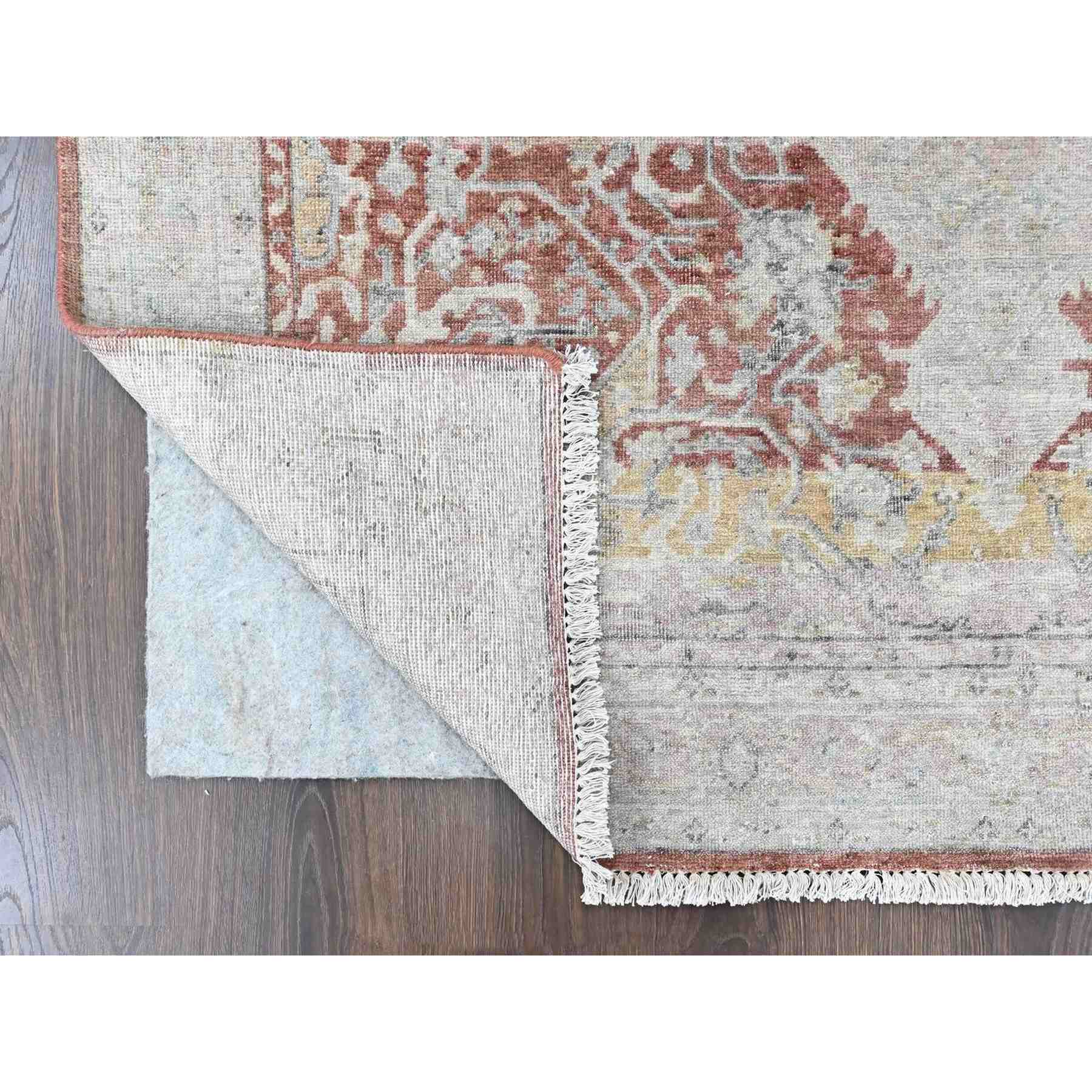 Oushak-And-Peshawar-Hand-Knotted-Rug-52110
