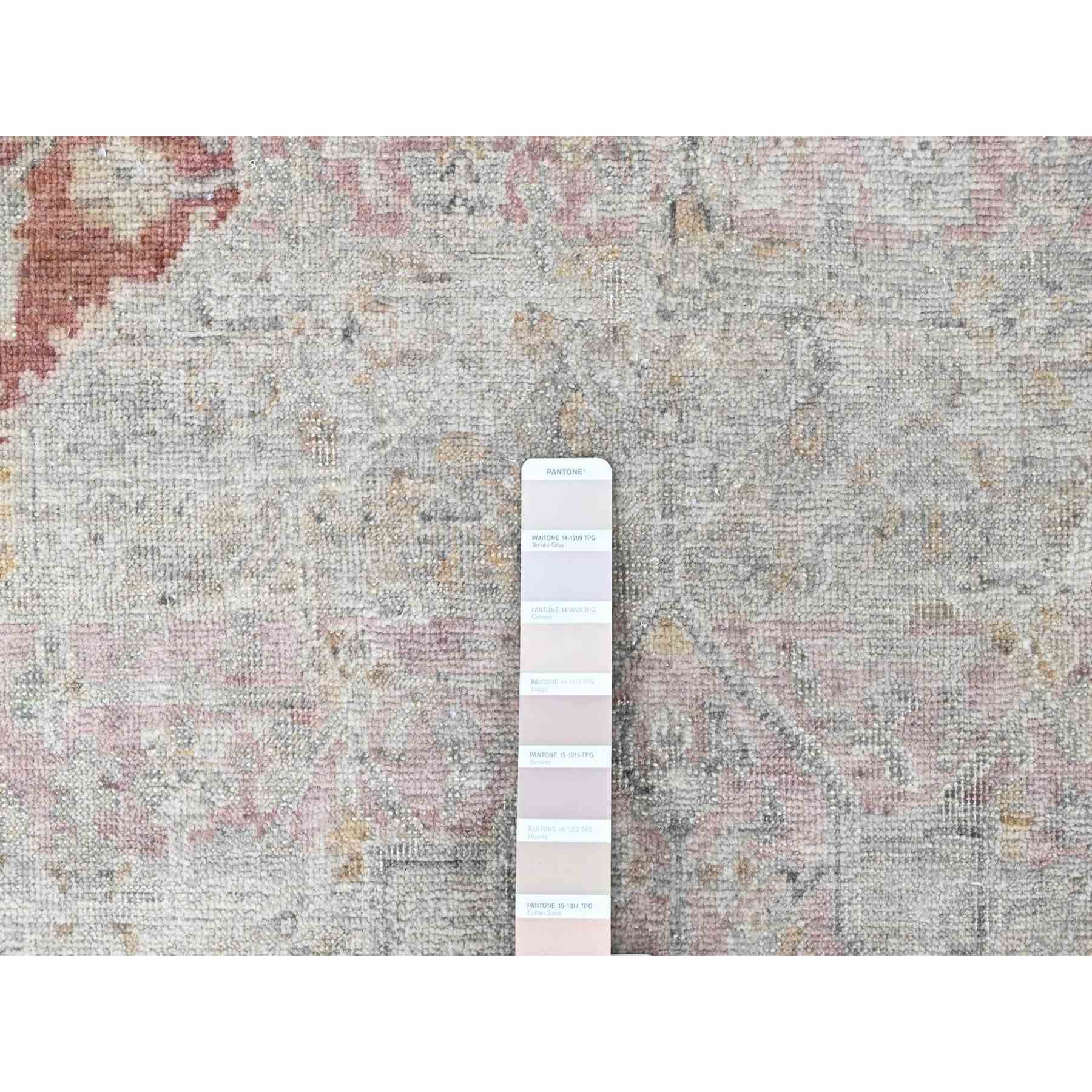 Oushak-And-Peshawar-Hand-Knotted-Rug-52110