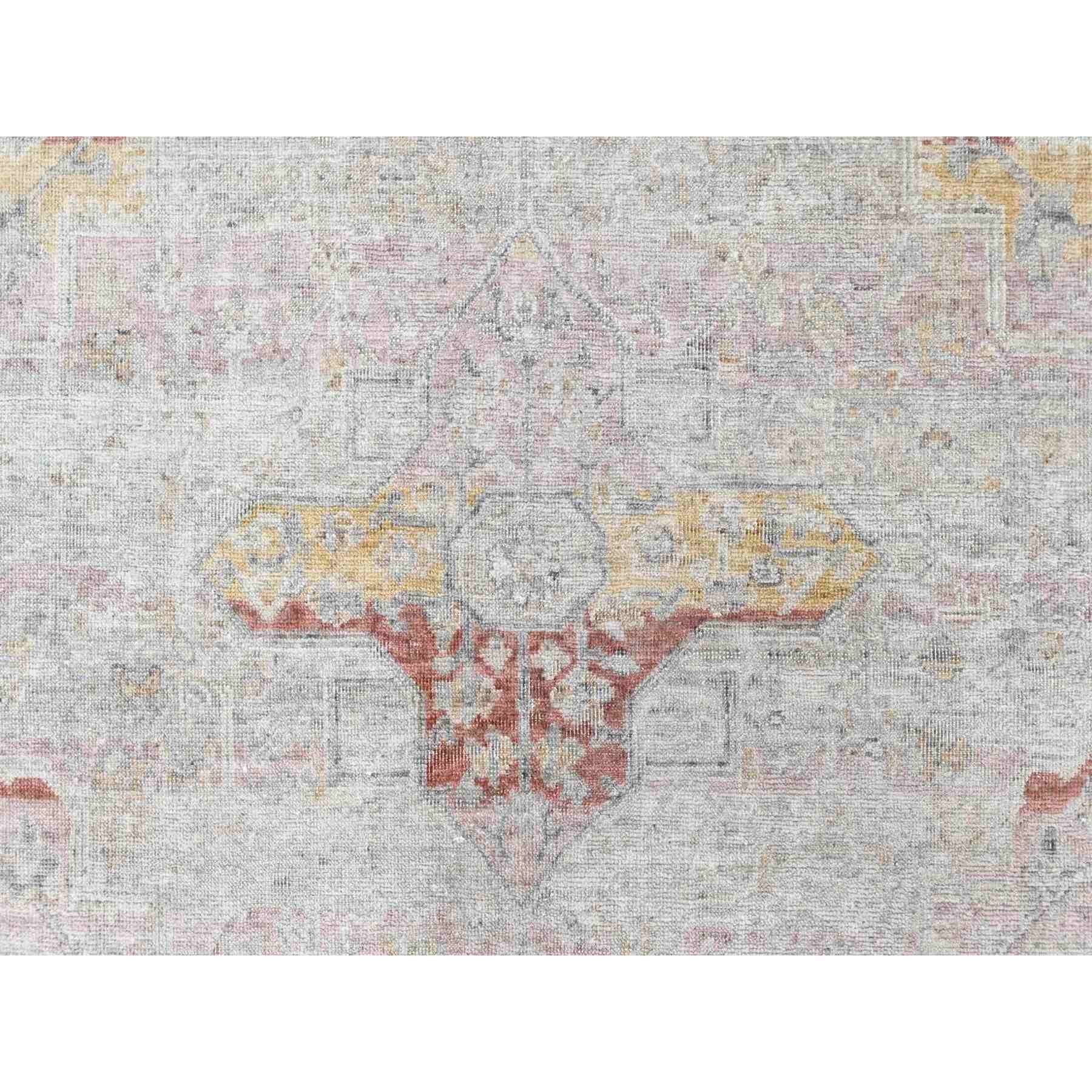 Oushak-And-Peshawar-Hand-Knotted-Rug-52110