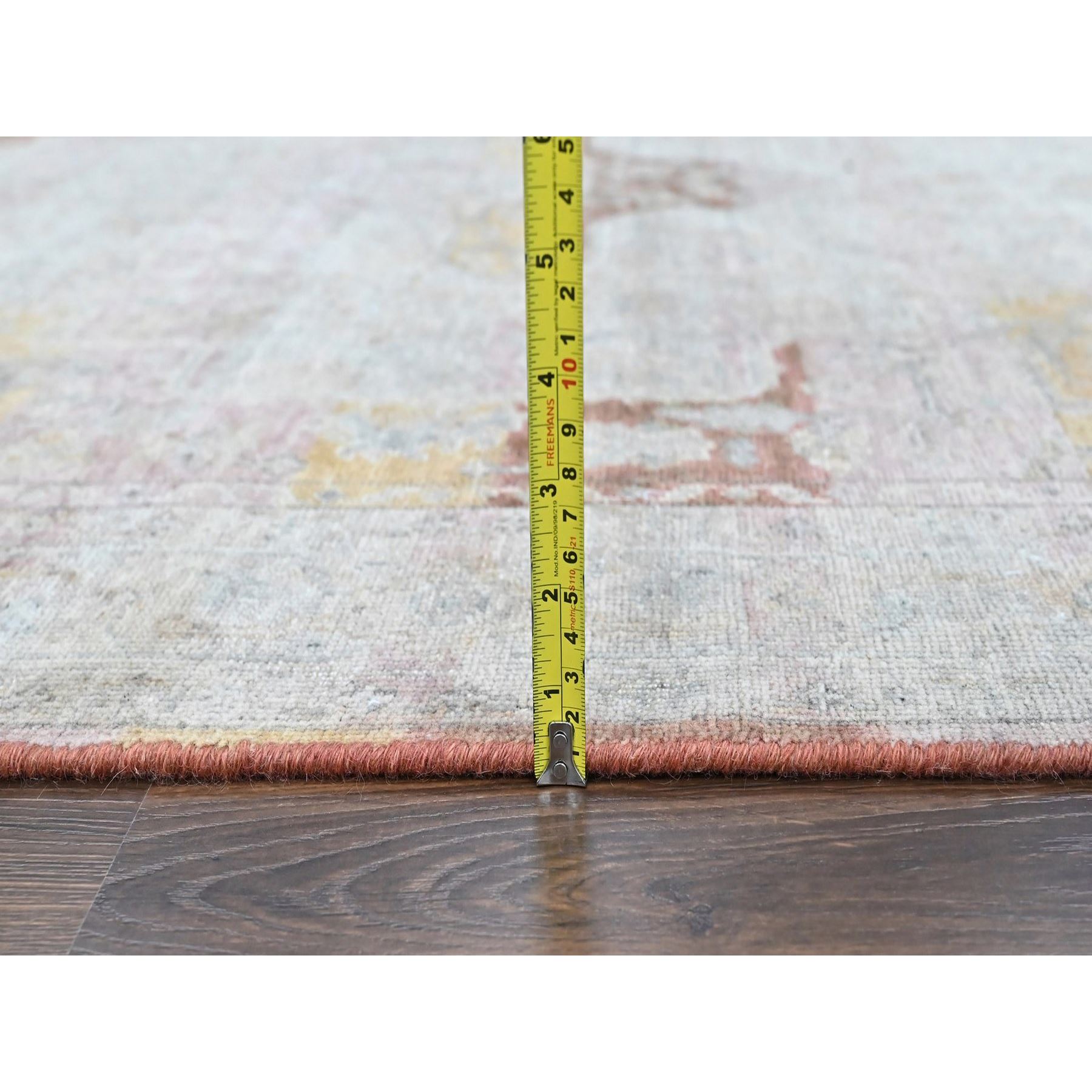 Oushak-And-Peshawar-Hand-Knotted-Rug-52110