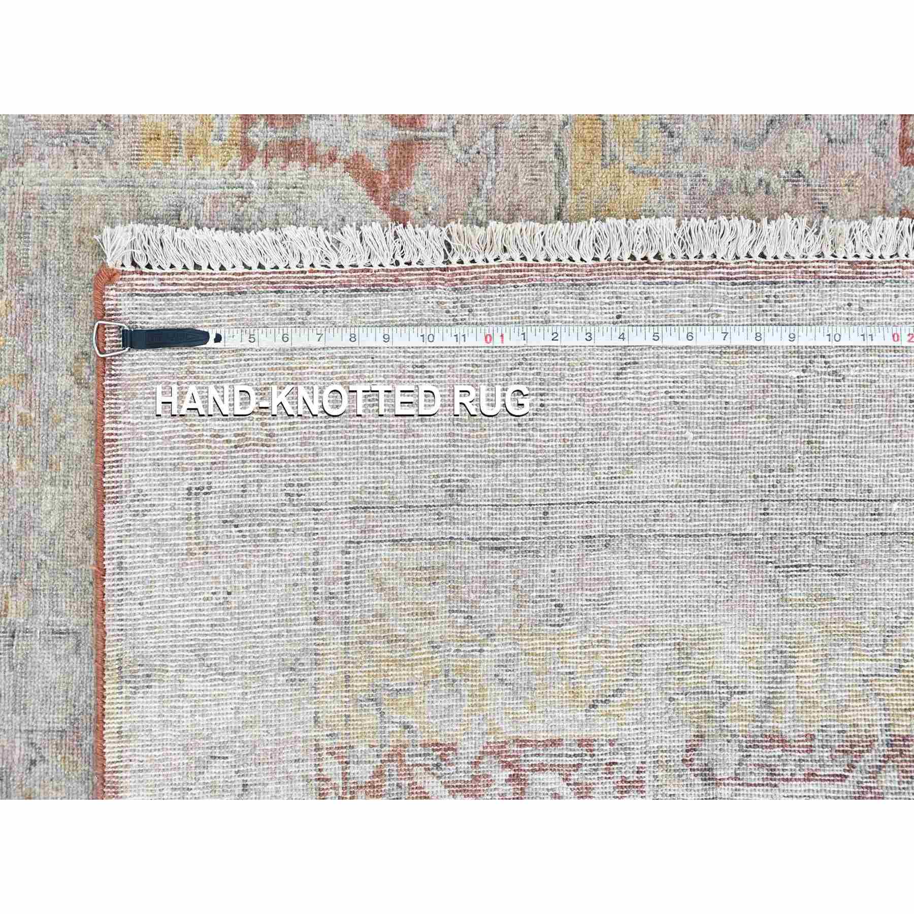 Oushak-And-Peshawar-Hand-Knotted-Rug-52110