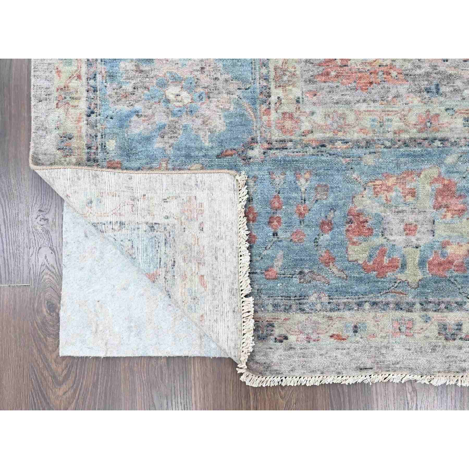 Oushak-And-Peshawar-Hand-Knotted-Rug-52120