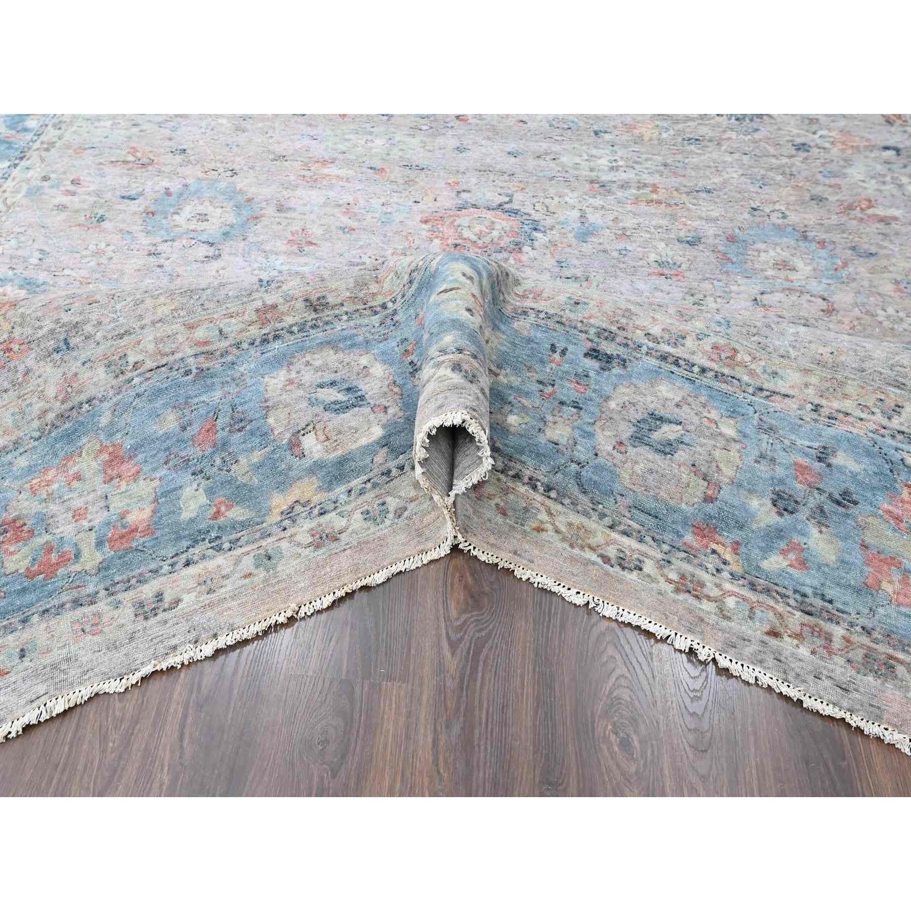 Oushak-And-Peshawar-Hand-Knotted-Rug-52120