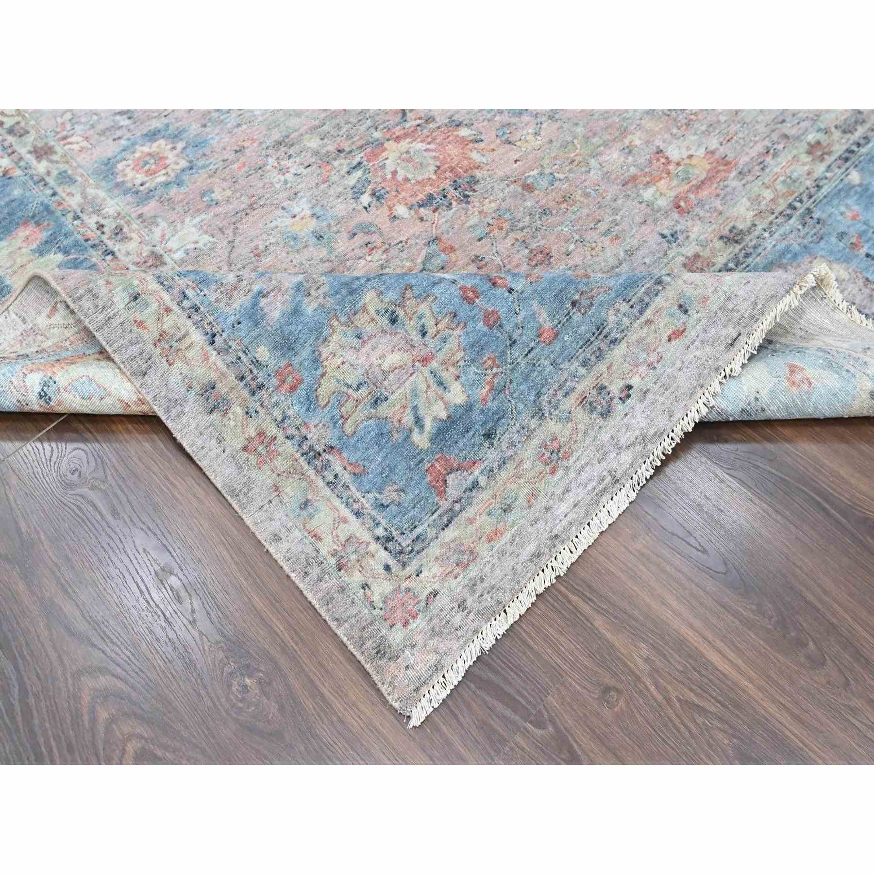Oushak-And-Peshawar-Hand-Knotted-Rug-52120