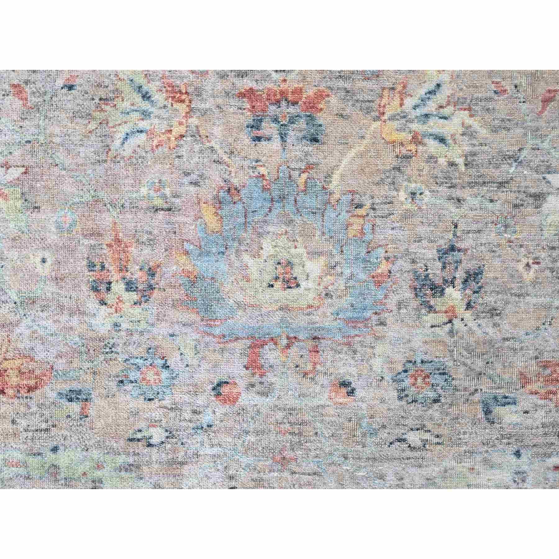 Oushak-And-Peshawar-Hand-Knotted-Rug-52120