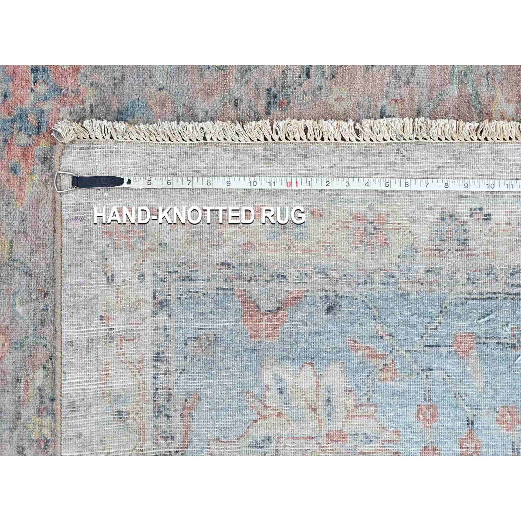 Oushak-And-Peshawar-Hand-Knotted-Rug-52120