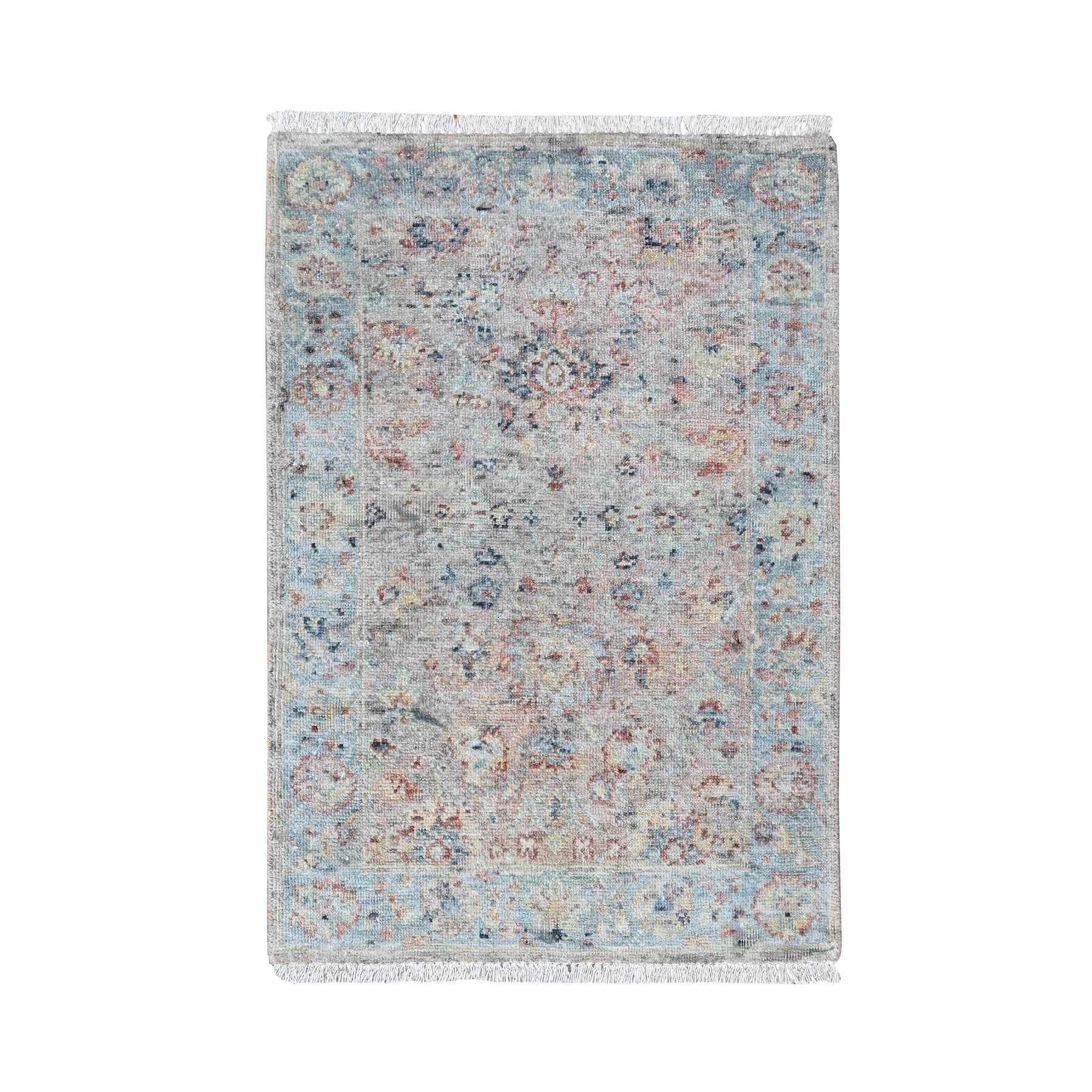 Oushak-And-Peshawar-Hand-Knotted-Rug-52125