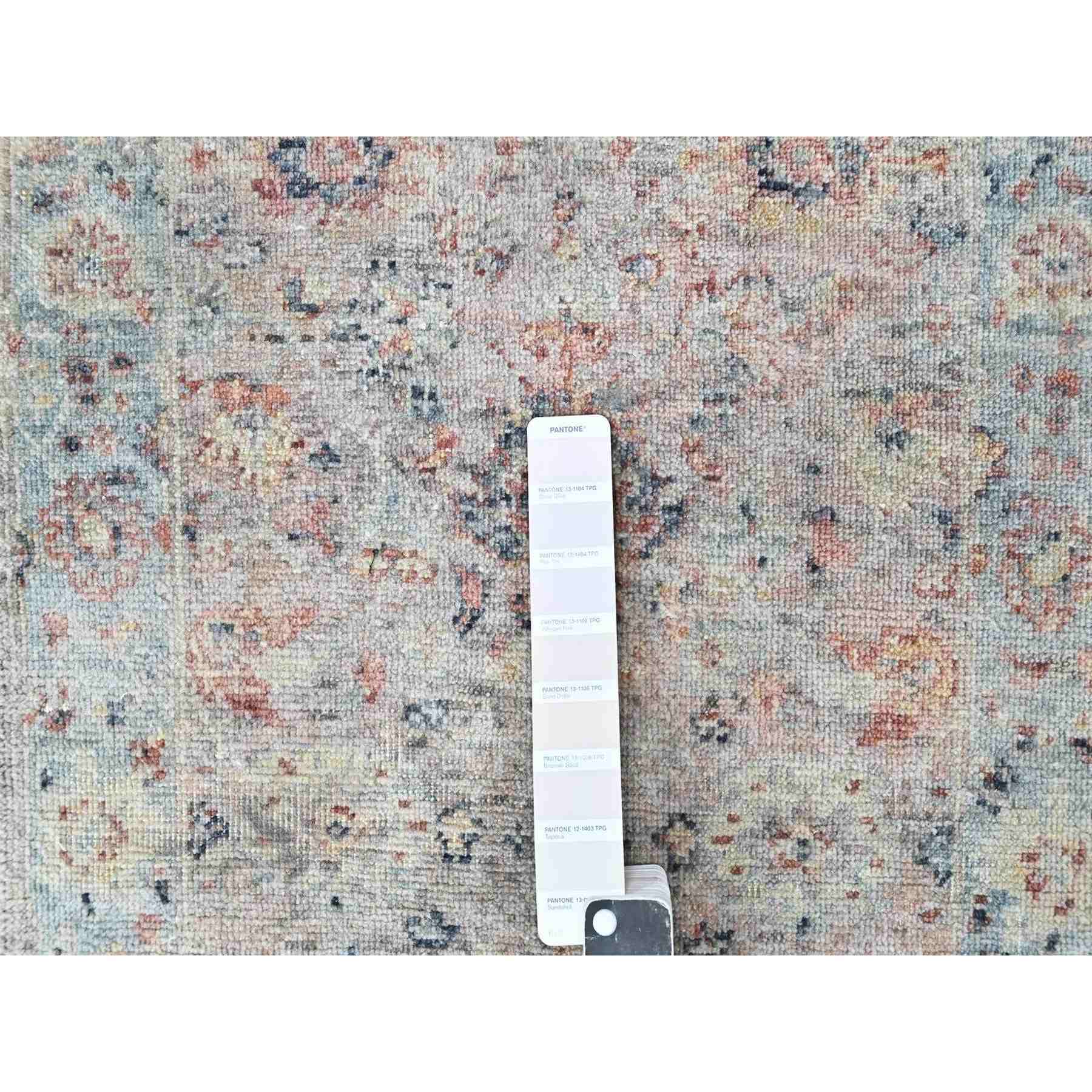 Oushak-And-Peshawar-Hand-Knotted-Rug-52125