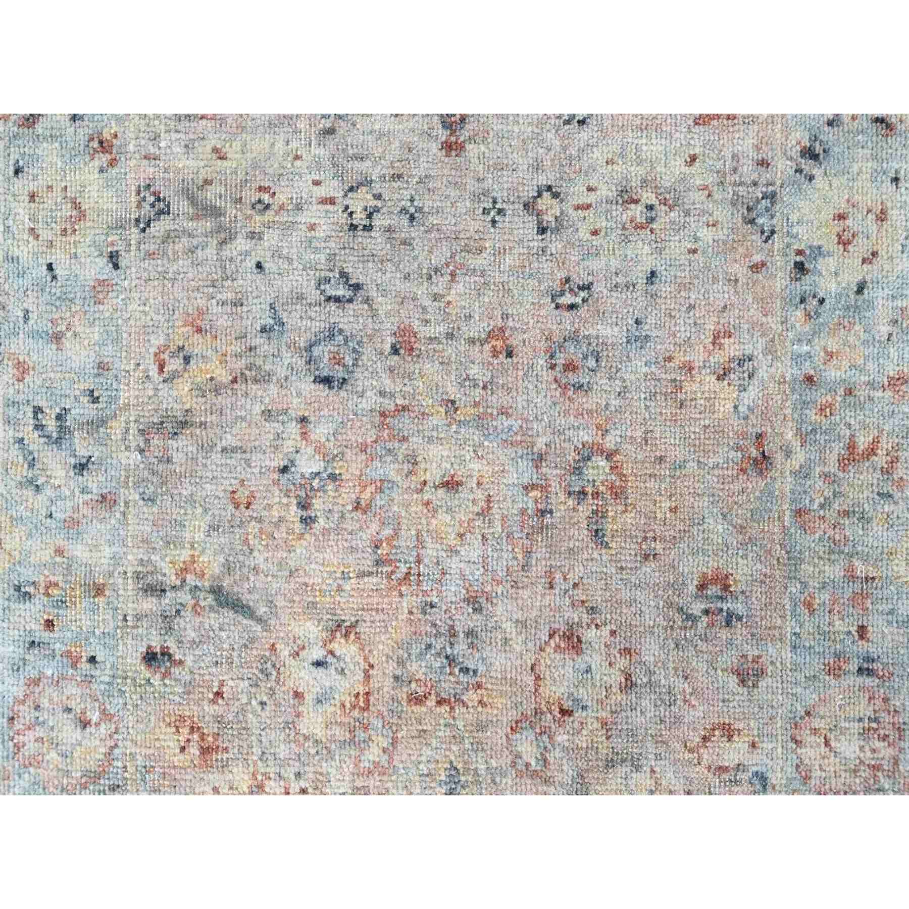 Oushak-And-Peshawar-Hand-Knotted-Rug-52125