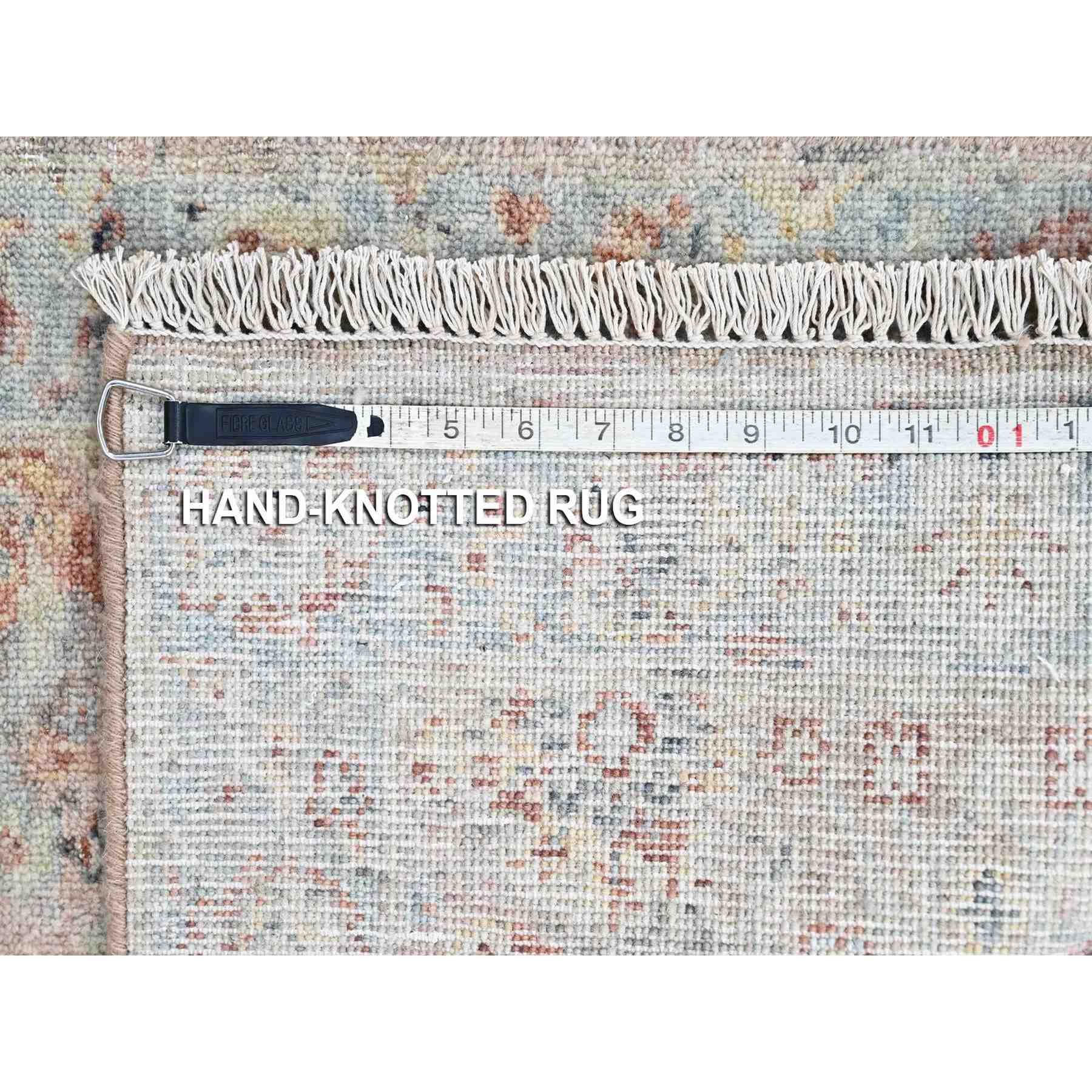 Oushak-And-Peshawar-Hand-Knotted-Rug-52125