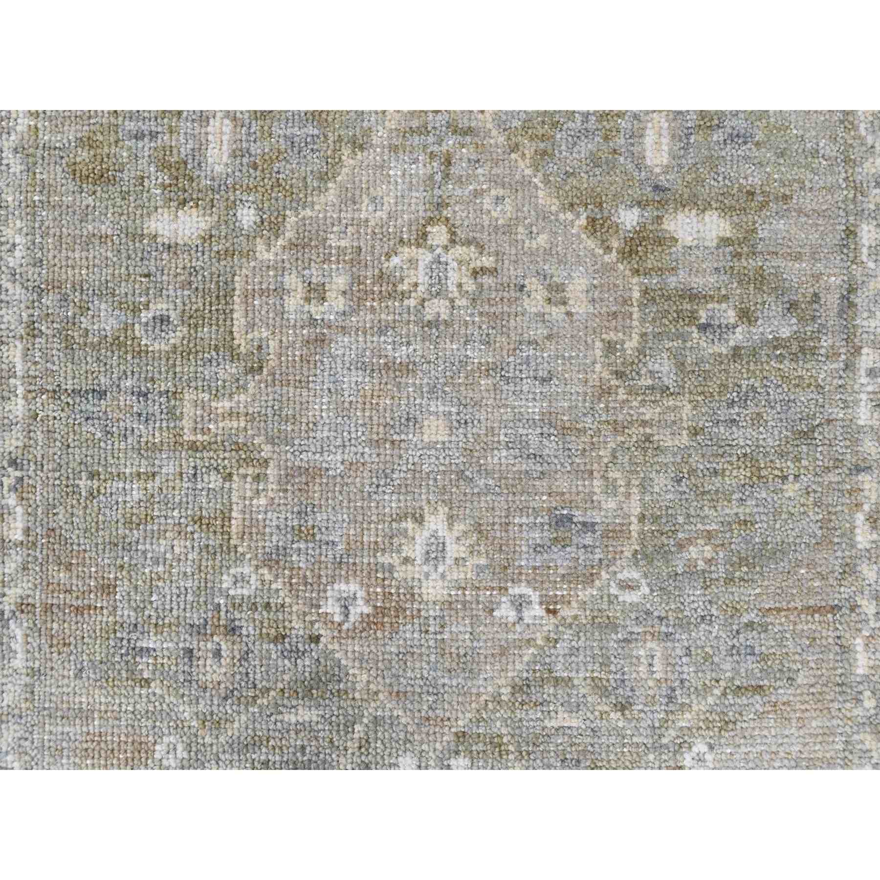 Oushak-And-Peshawar-Hand-Knotted-Rug-52130