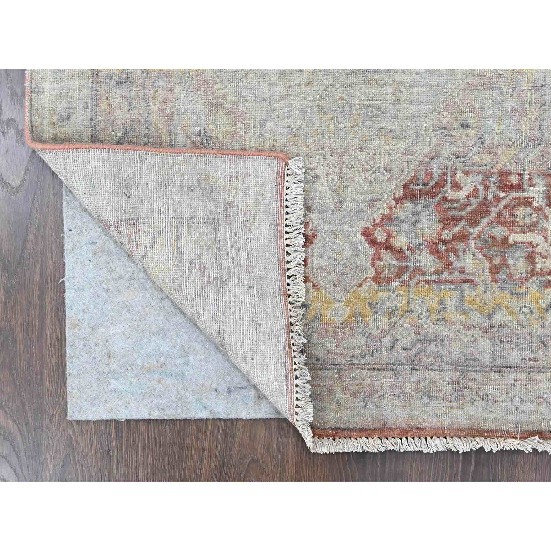 Oushak-And-Peshawar-Hand-Knotted-Rug-52160