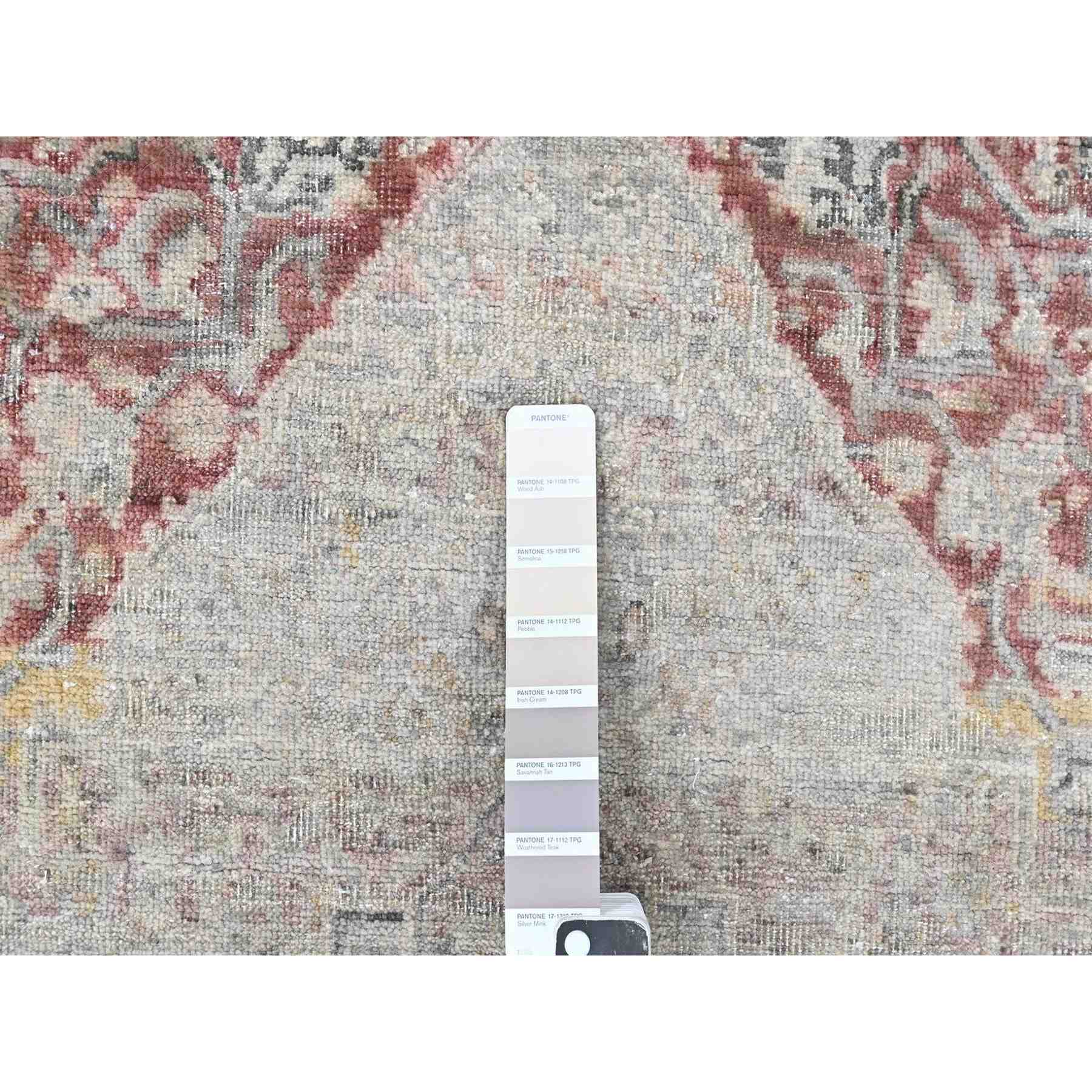 Oushak-And-Peshawar-Hand-Knotted-Rug-52160