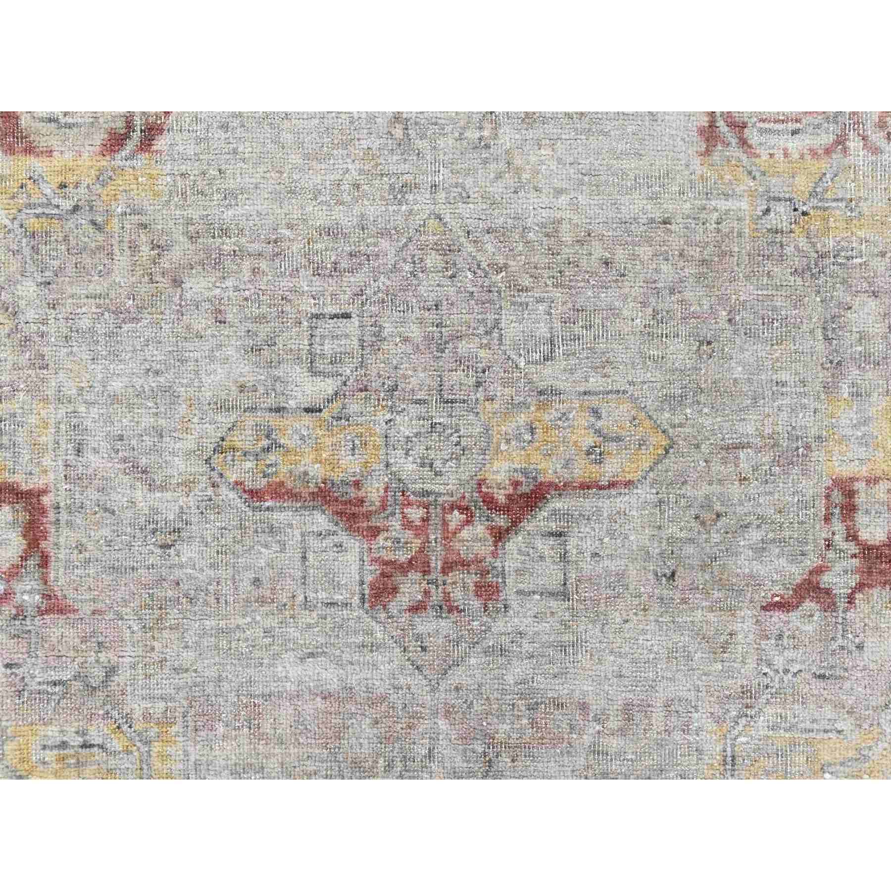 Oushak-And-Peshawar-Hand-Knotted-Rug-52160
