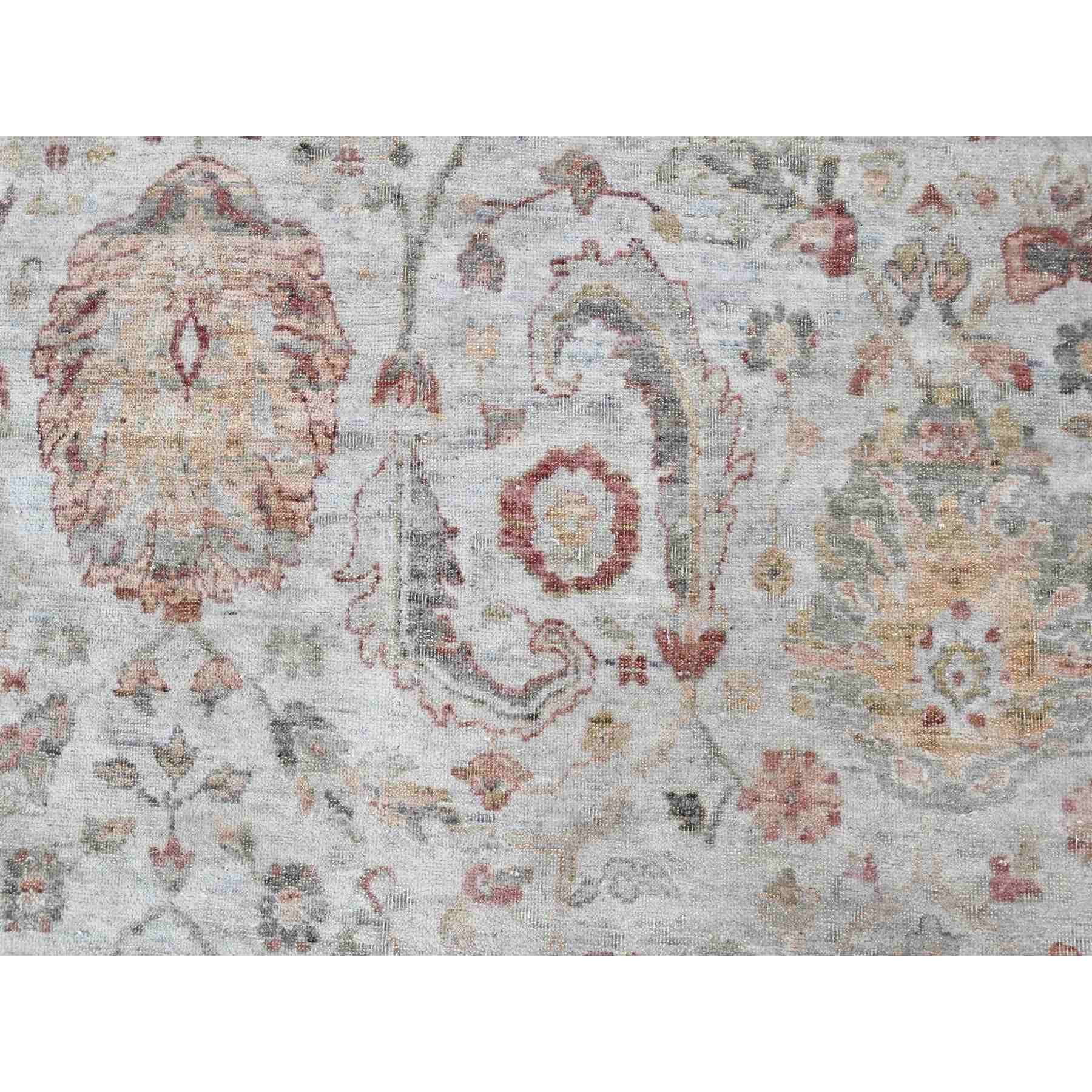 Oushak-And-Peshawar-Hand-Knotted-Rug-52175
