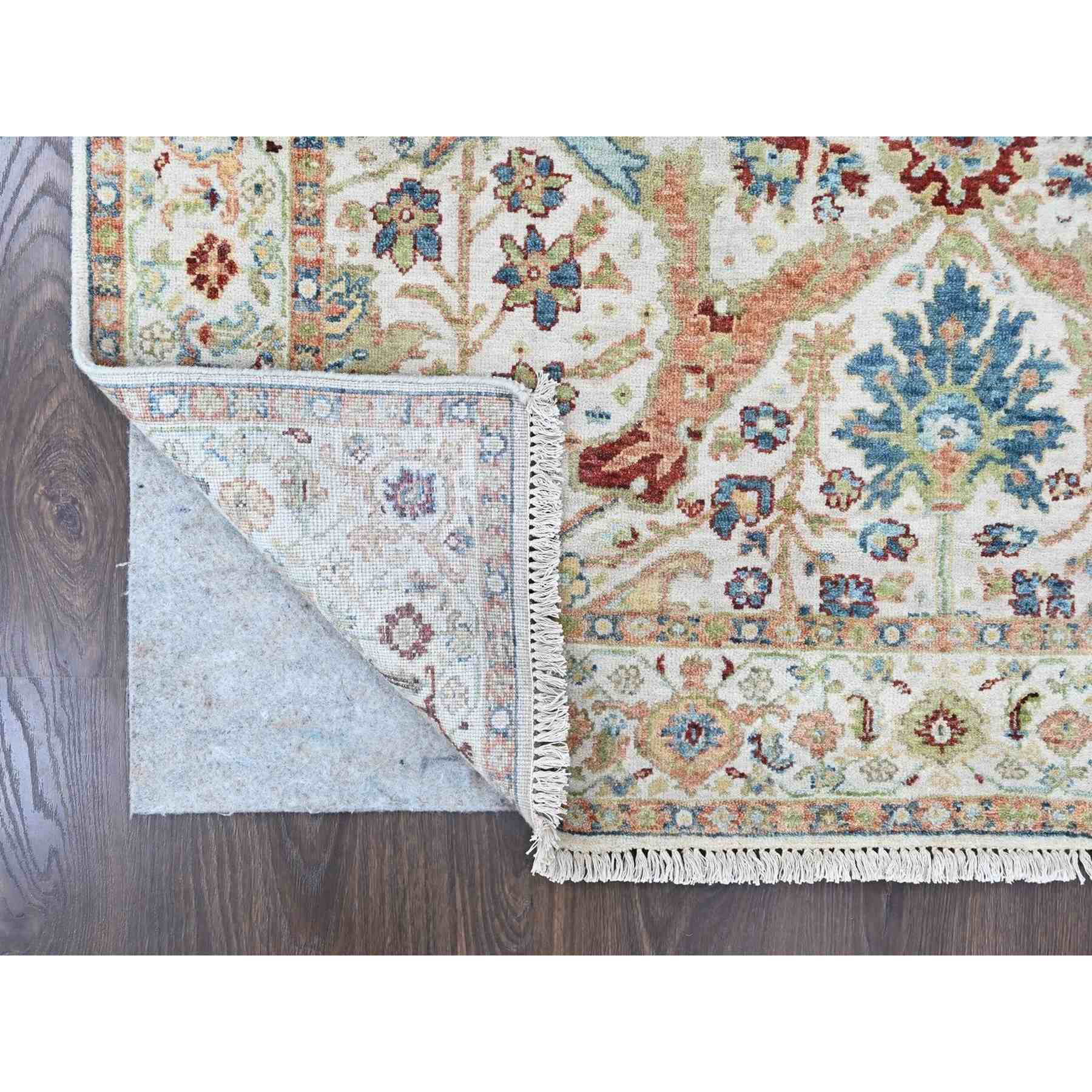 Oushak-And-Peshawar-Hand-Knotted-Rug-52230