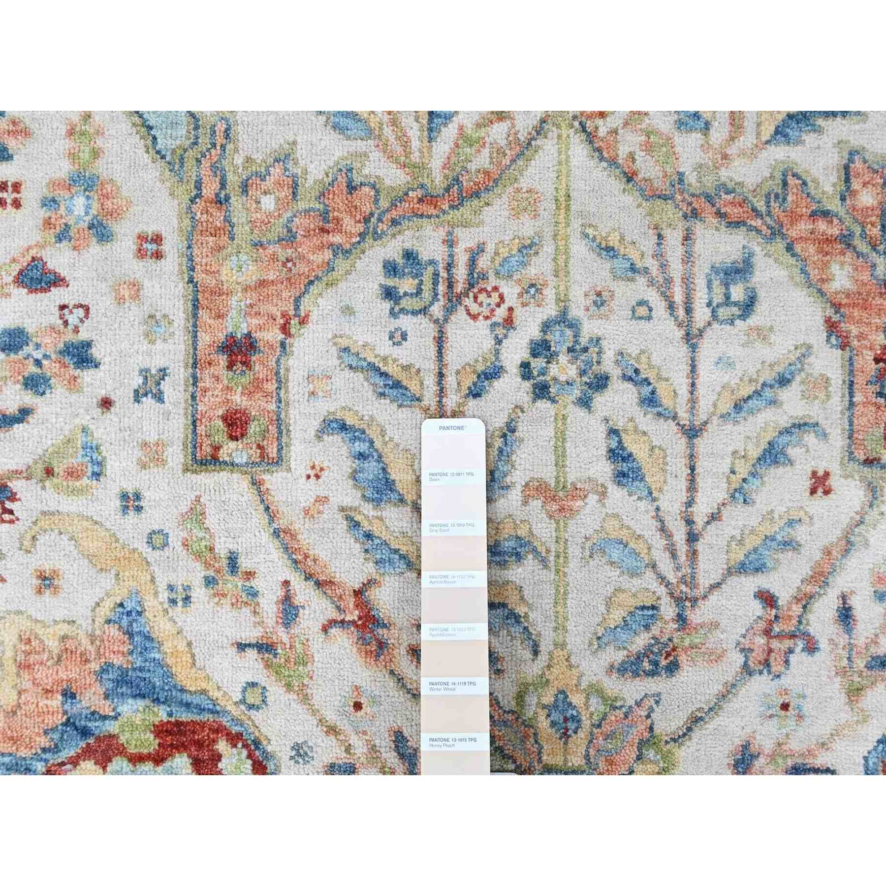 Oushak-And-Peshawar-Hand-Knotted-Rug-52230