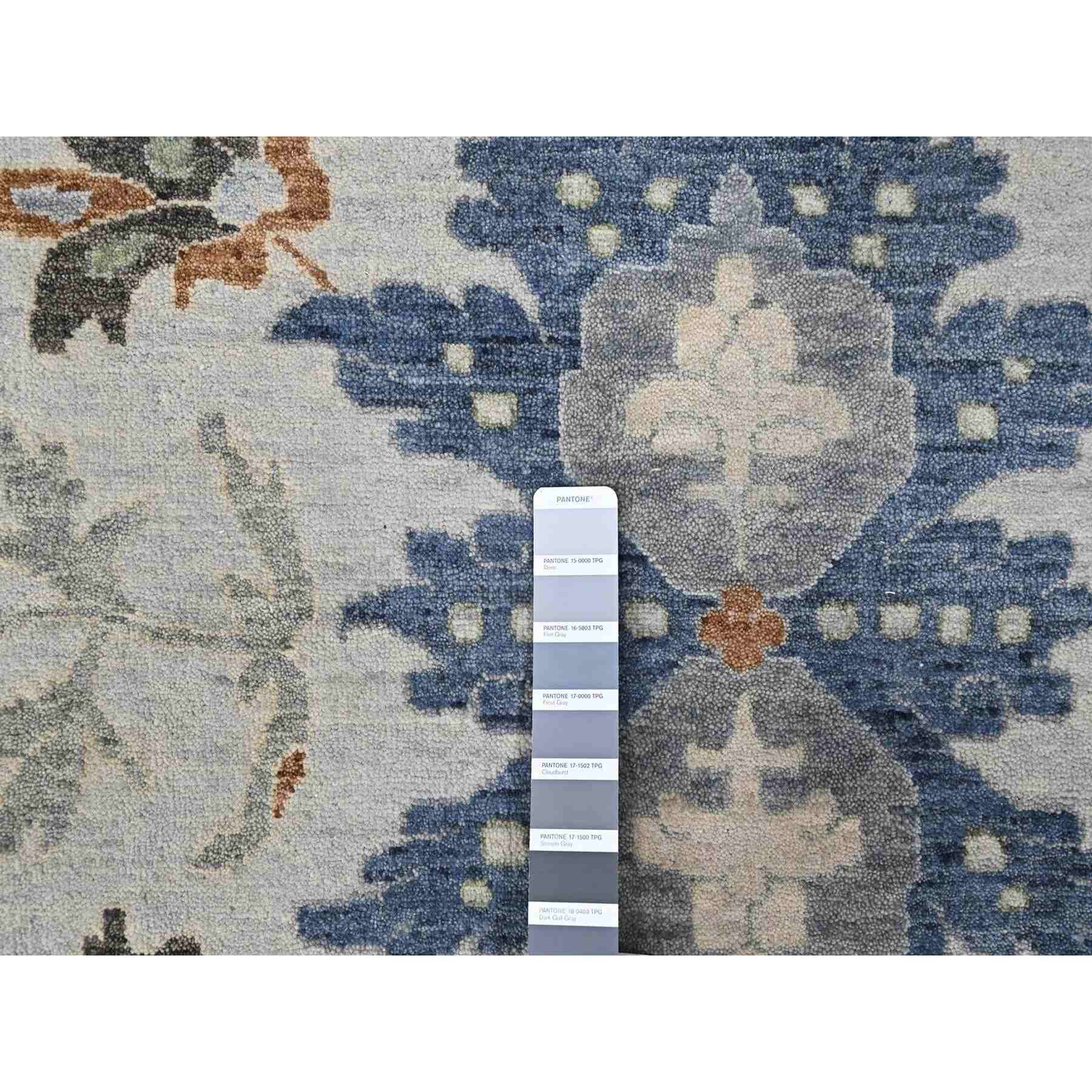 Oushak-And-Peshawar-Hand-Knotted-Rug-52285