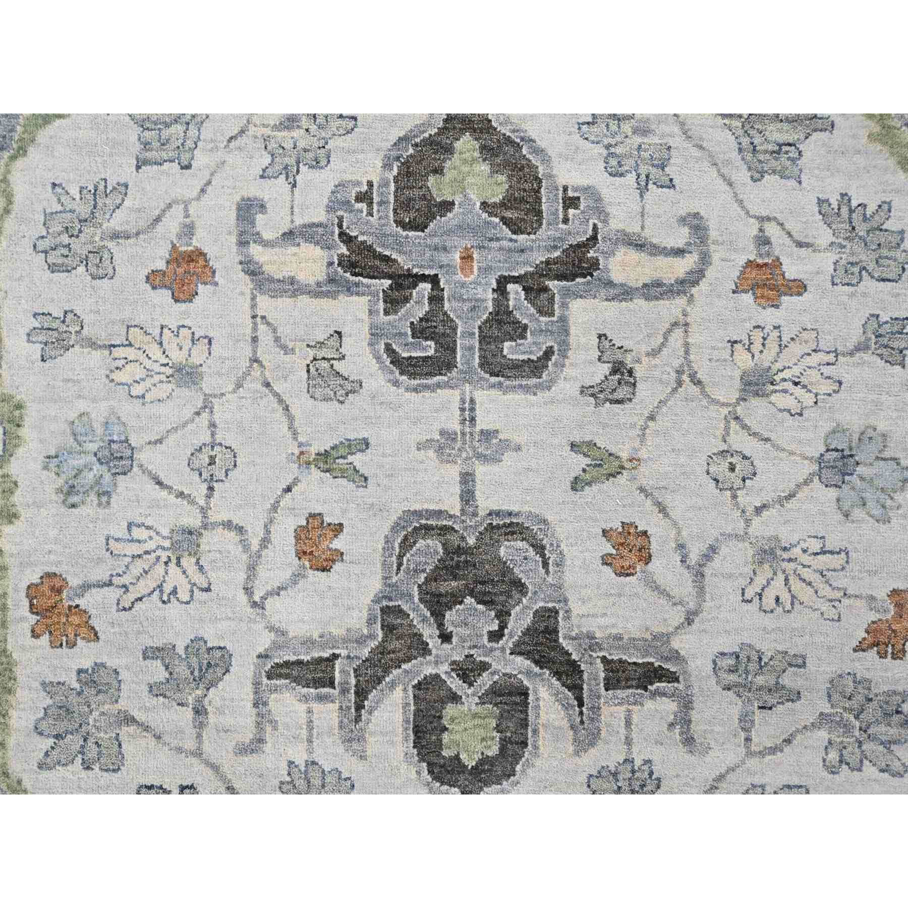 Oushak-And-Peshawar-Hand-Knotted-Rug-52285