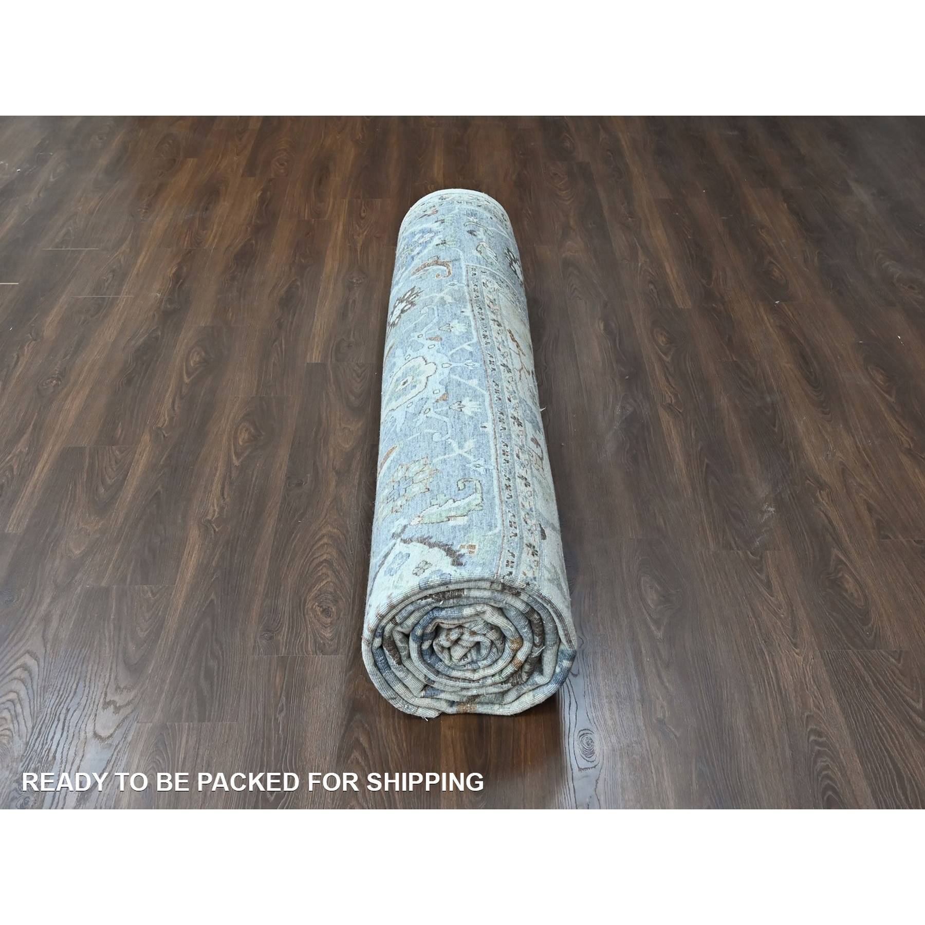 Oushak-And-Peshawar-Hand-Knotted-Rug-52285