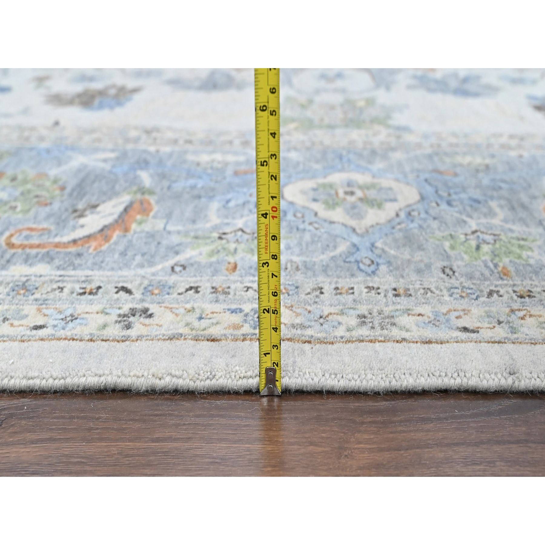 Oushak-And-Peshawar-Hand-Knotted-Rug-52285