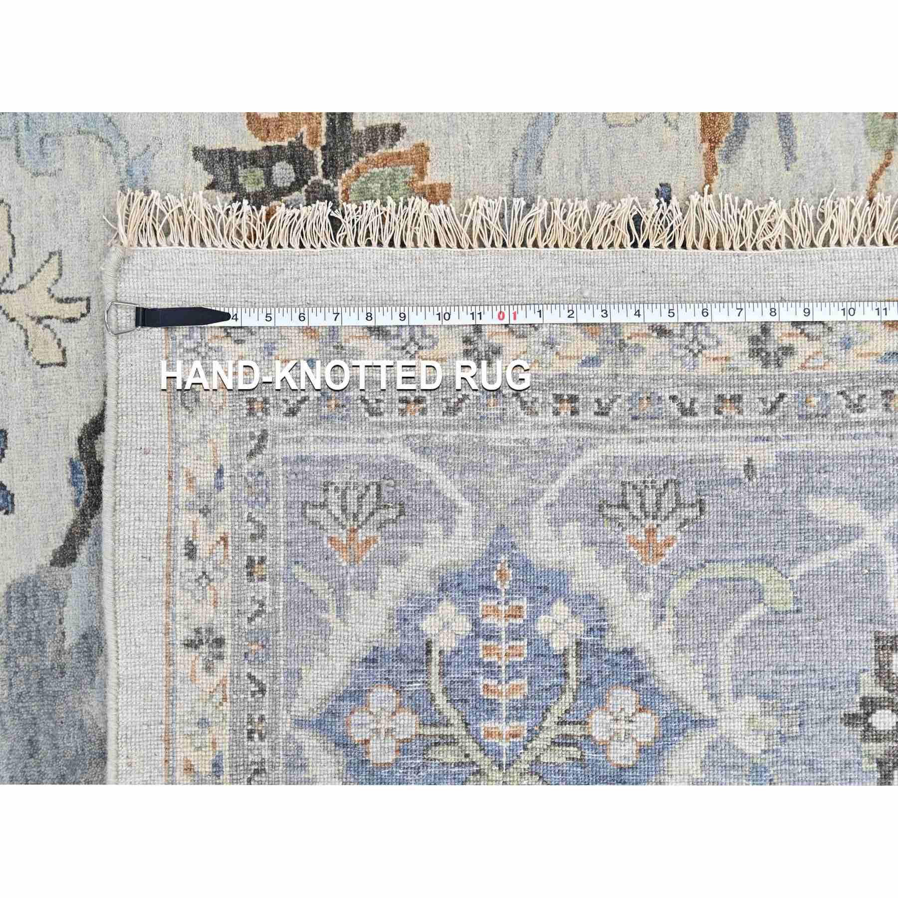 Oushak-And-Peshawar-Hand-Knotted-Rug-52285