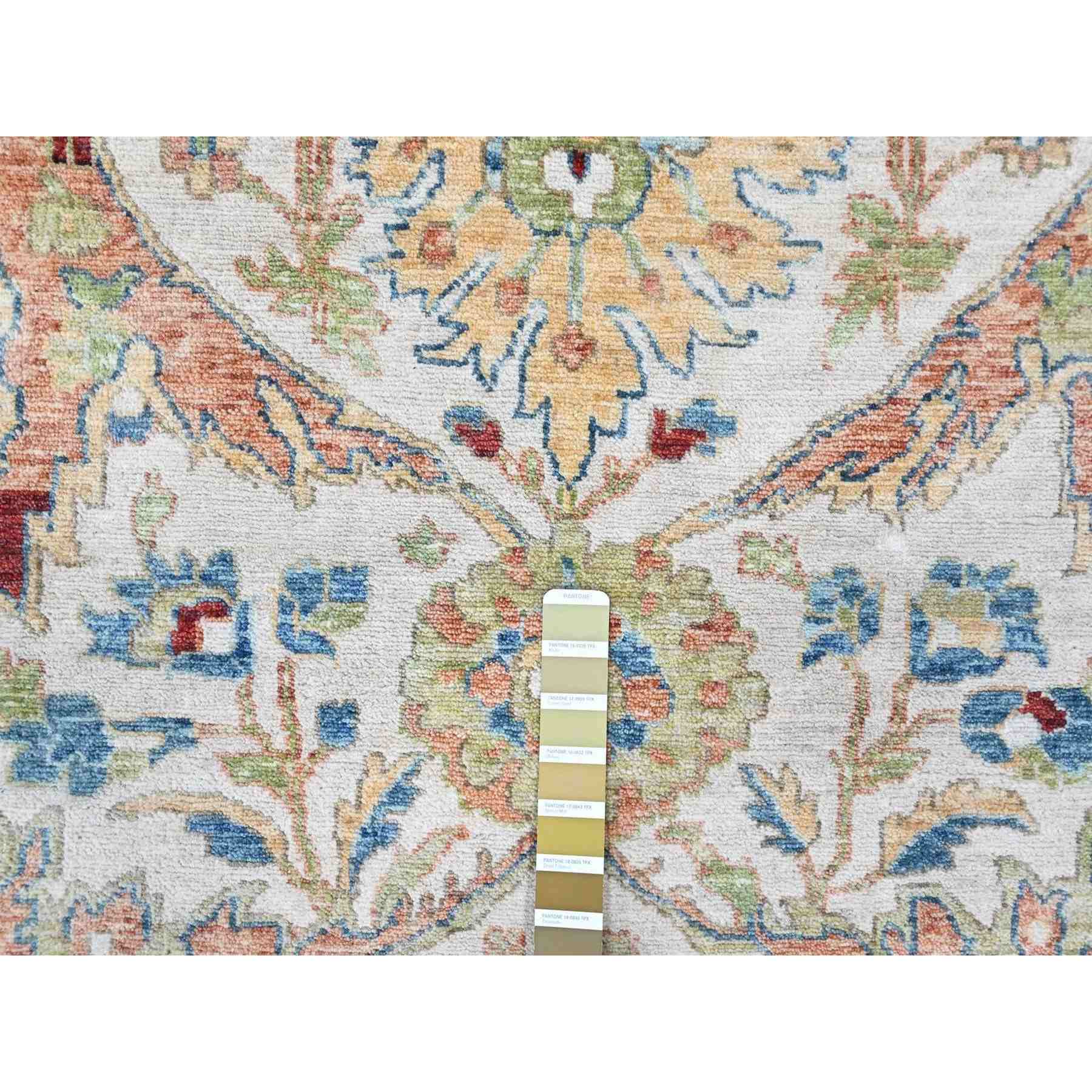 Oushak-And-Peshawar-Hand-Knotted-Rug-52290