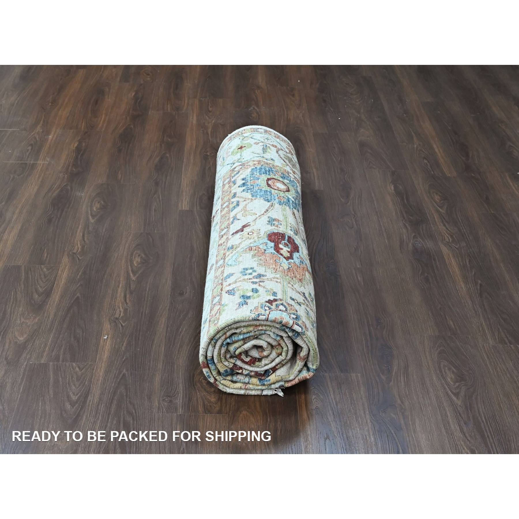 Oushak-And-Peshawar-Hand-Knotted-Rug-52290