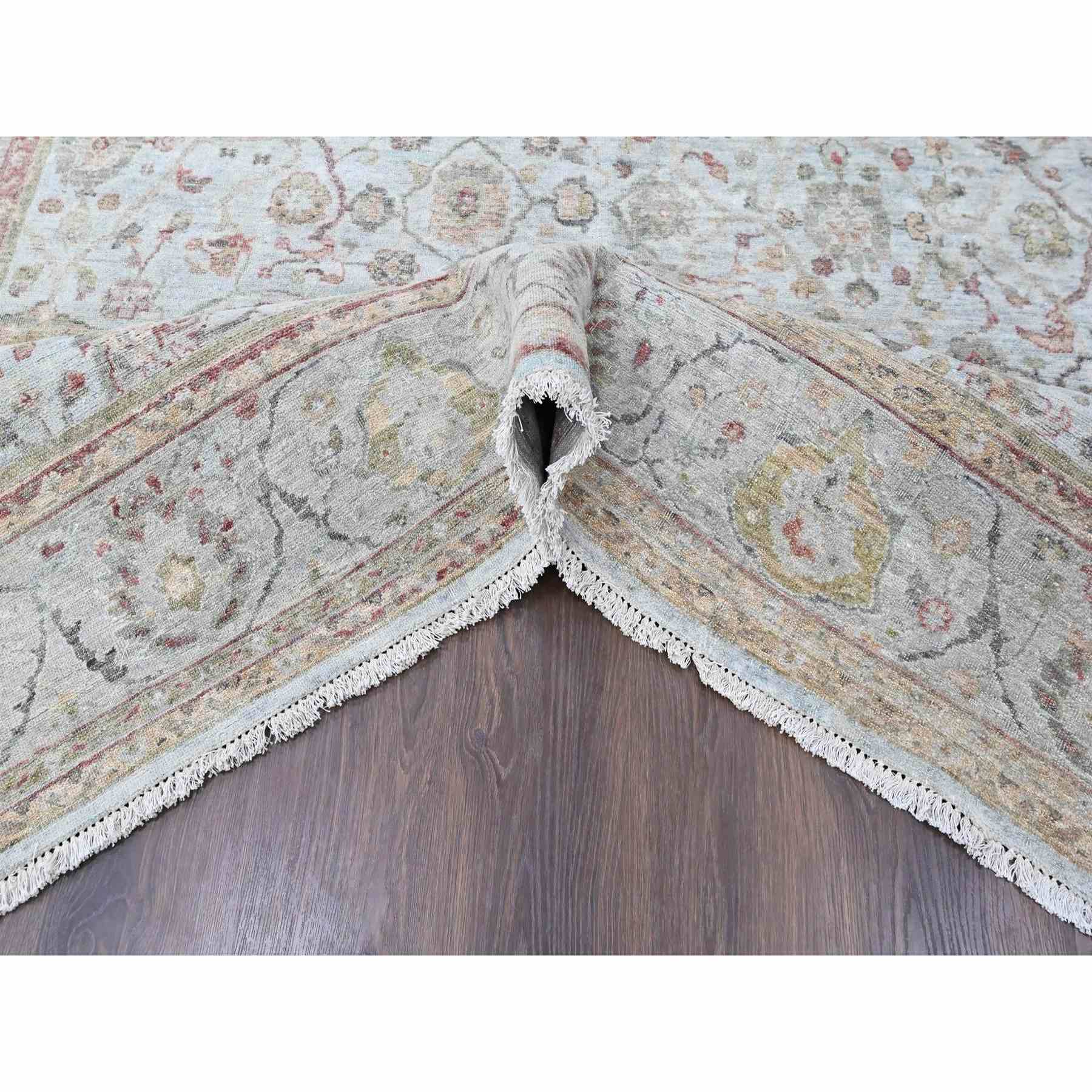Oushak-And-Peshawar-Hand-Knotted-Rug-52295