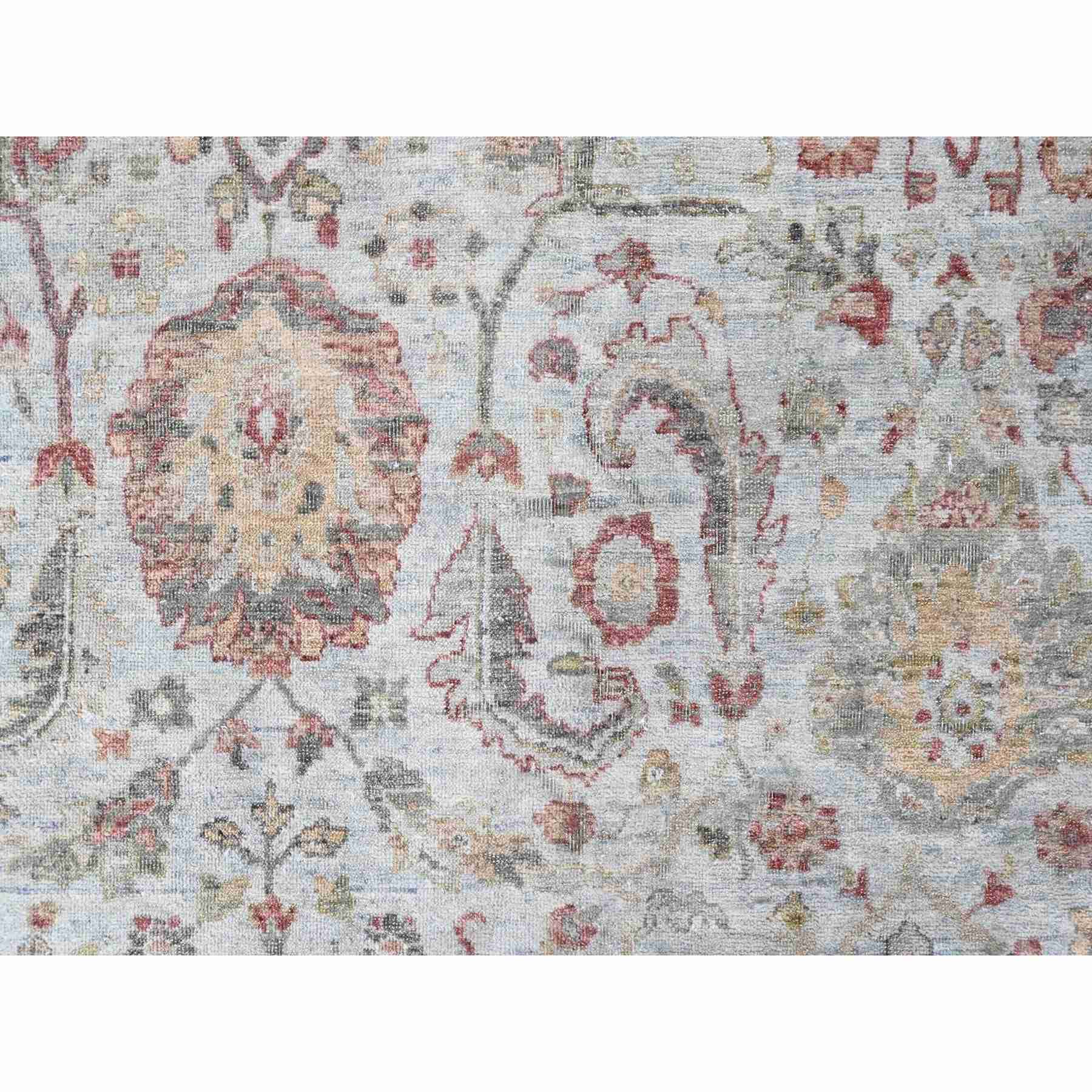 Oushak-And-Peshawar-Hand-Knotted-Rug-52295