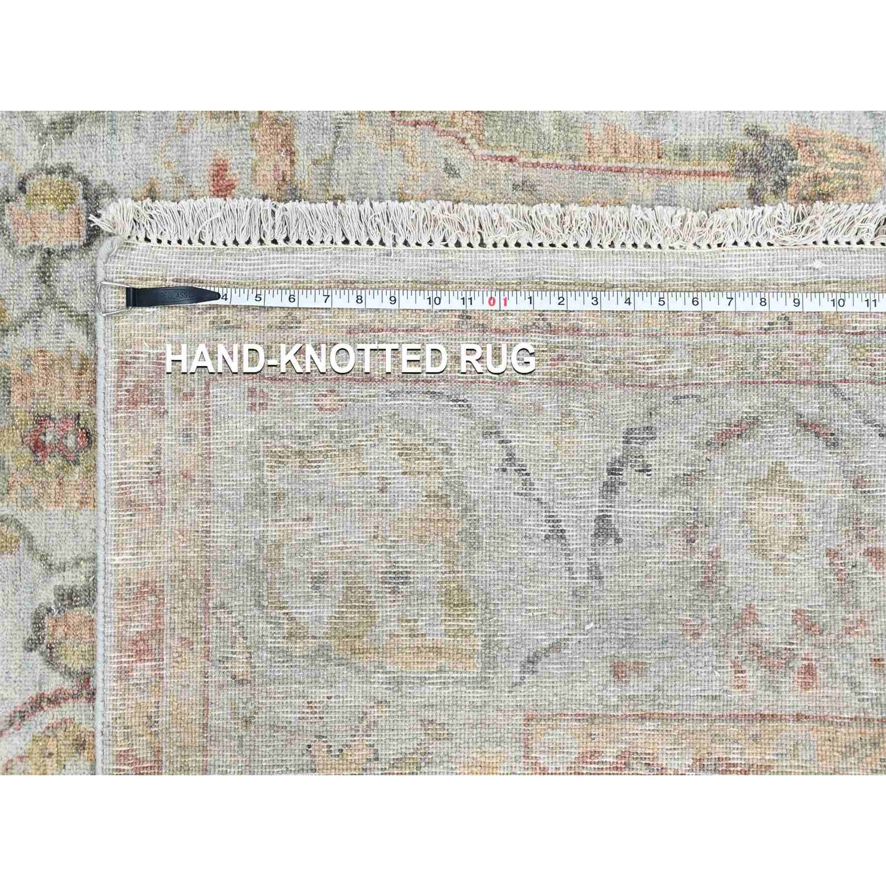 Oushak-And-Peshawar-Hand-Knotted-Rug-52295