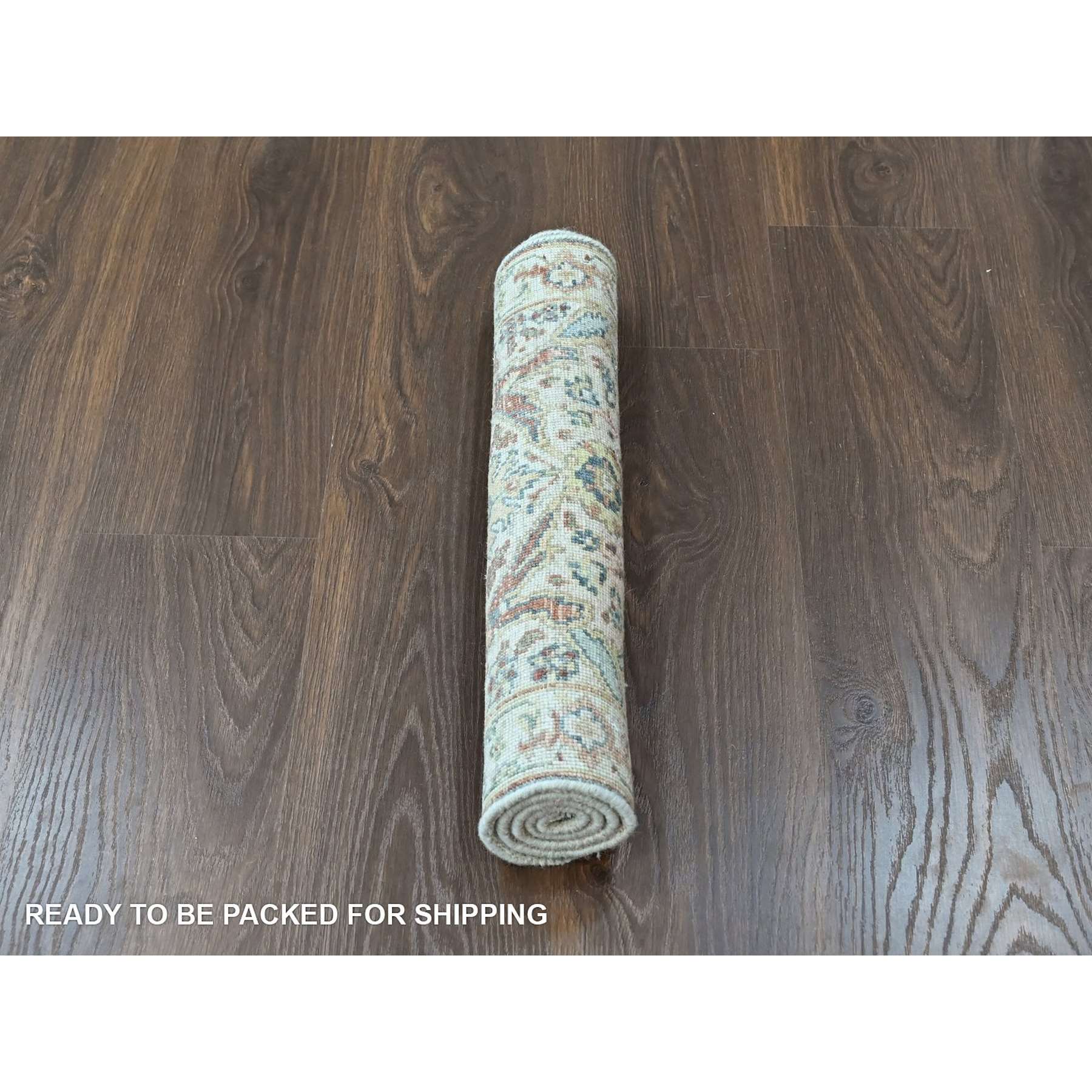 Oushak-And-Peshawar-Hand-Knotted-Rug-52315