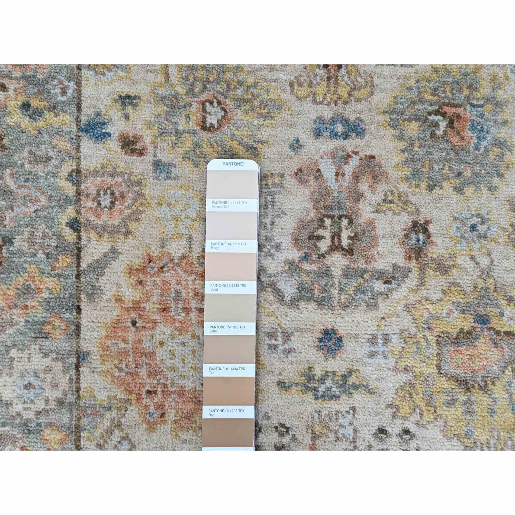 Oushak-And-Peshawar-Hand-Knotted-Rug-52320