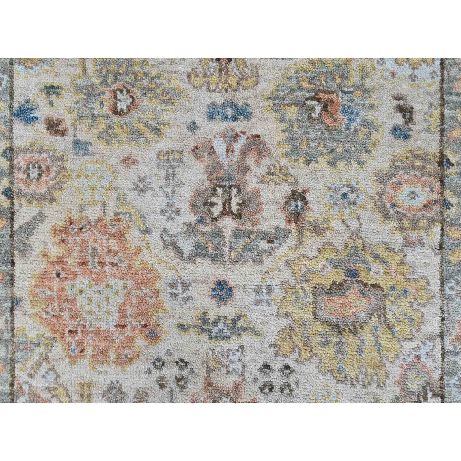 Oushak-And-Peshawar-Hand-Knotted-Rug-52320