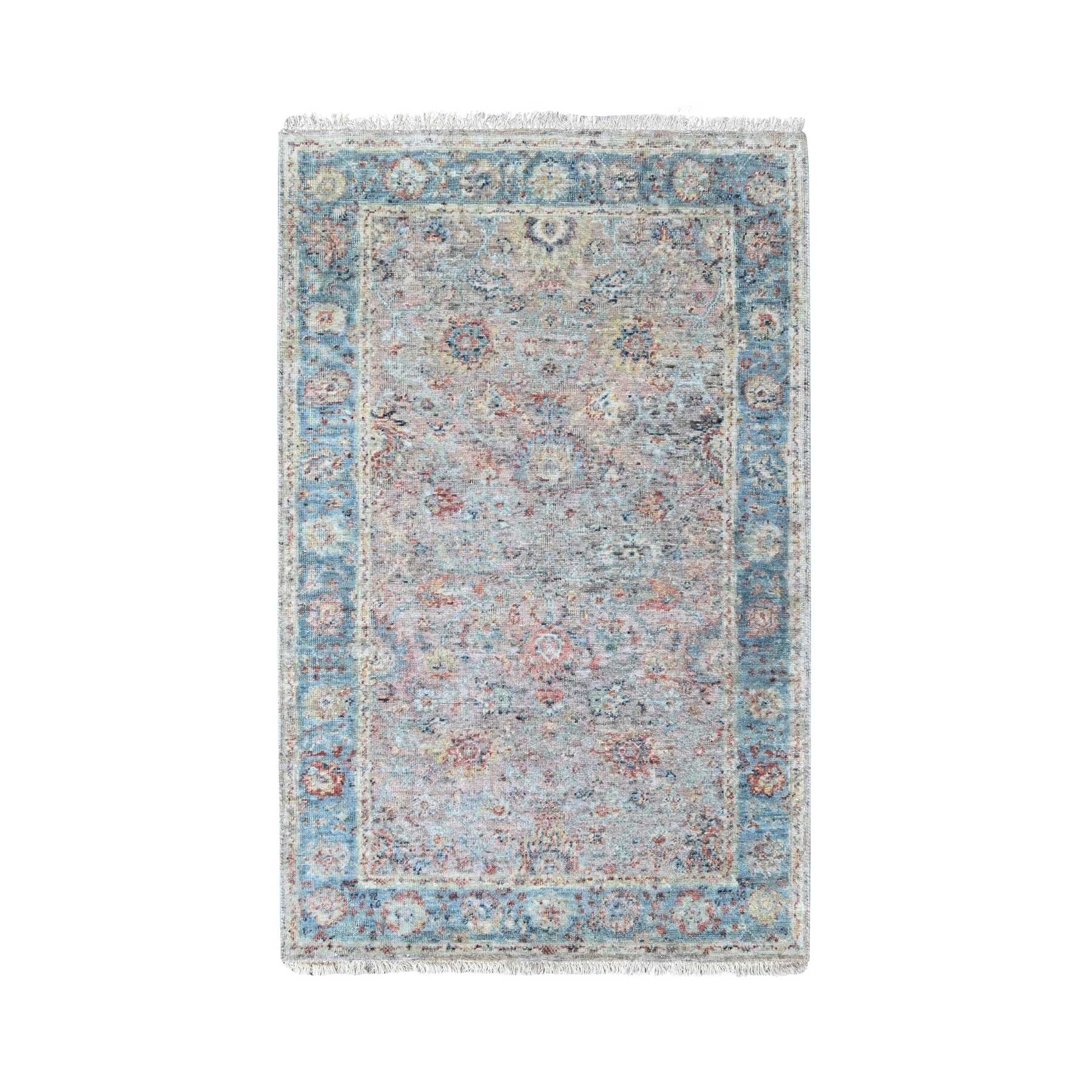 Oushak-And-Peshawar-Hand-Knotted-Rug-52330