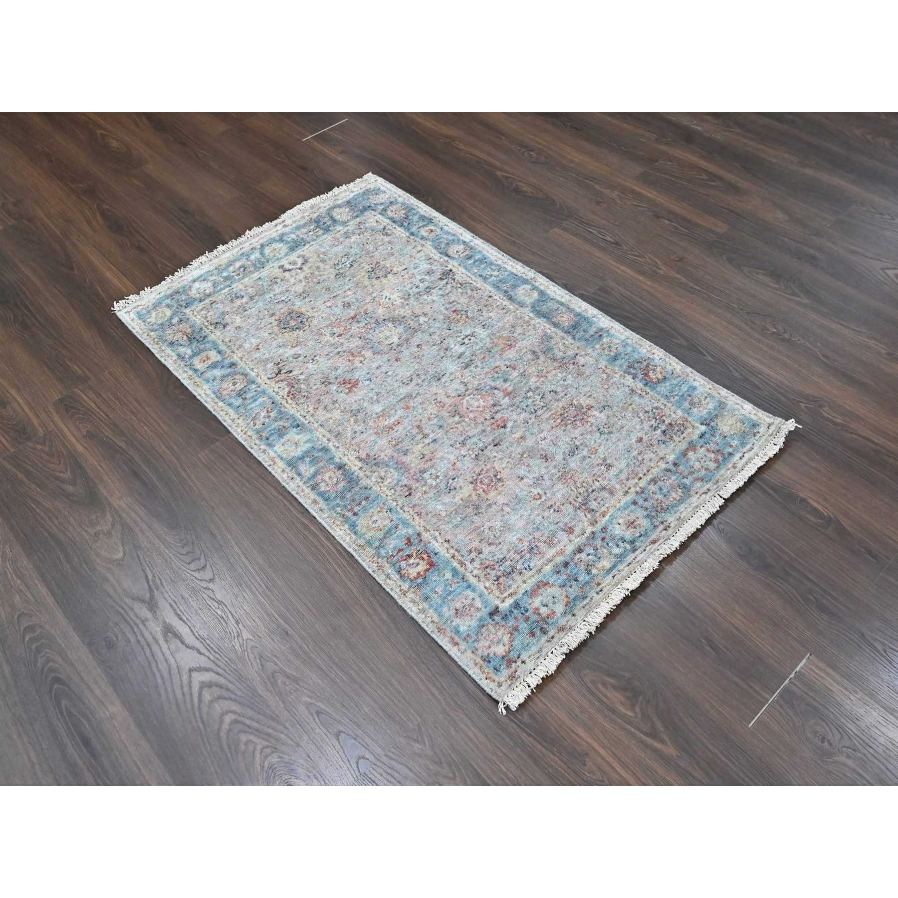 Oushak-And-Peshawar-Hand-Knotted-Rug-52330