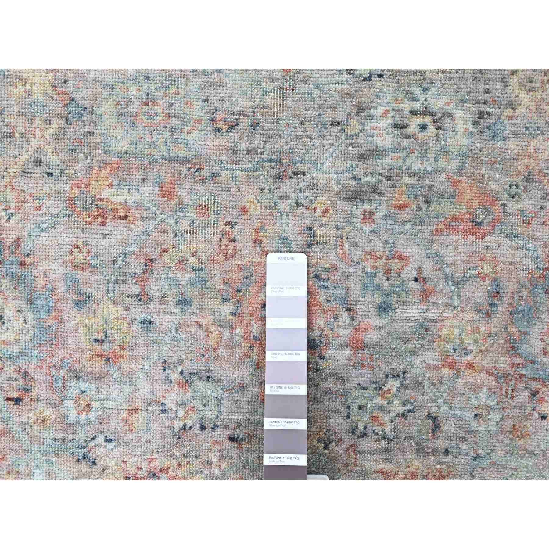 Oushak-And-Peshawar-Hand-Knotted-Rug-52330