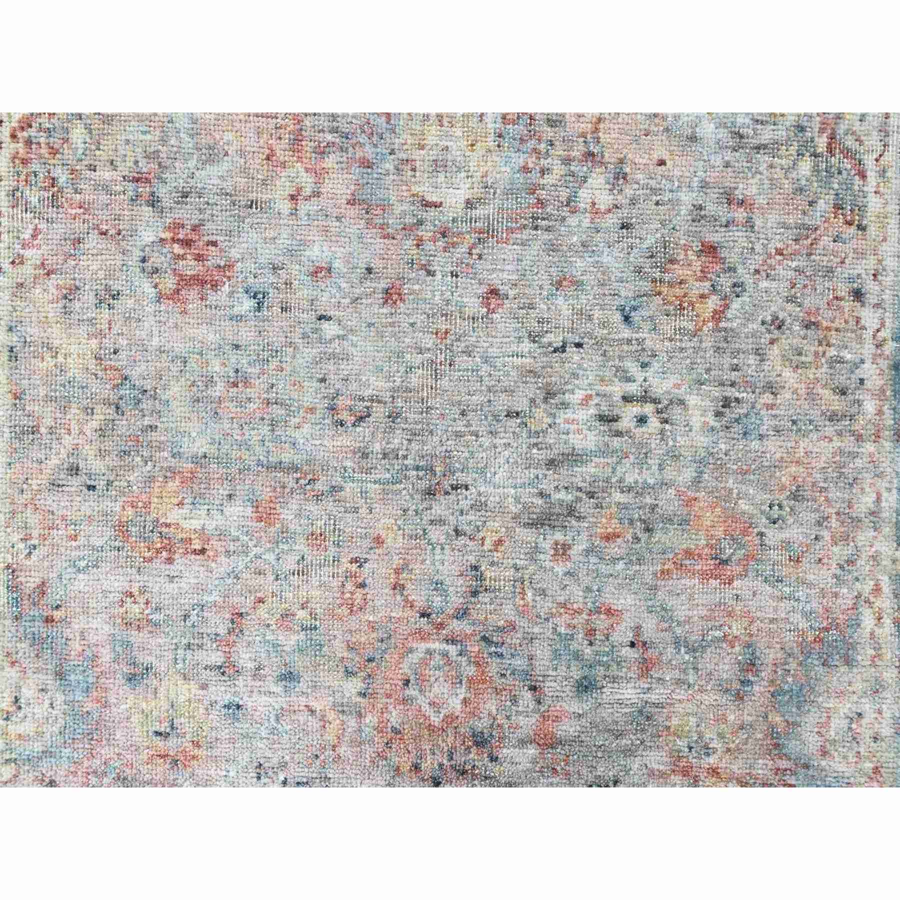 Oushak-And-Peshawar-Hand-Knotted-Rug-52330