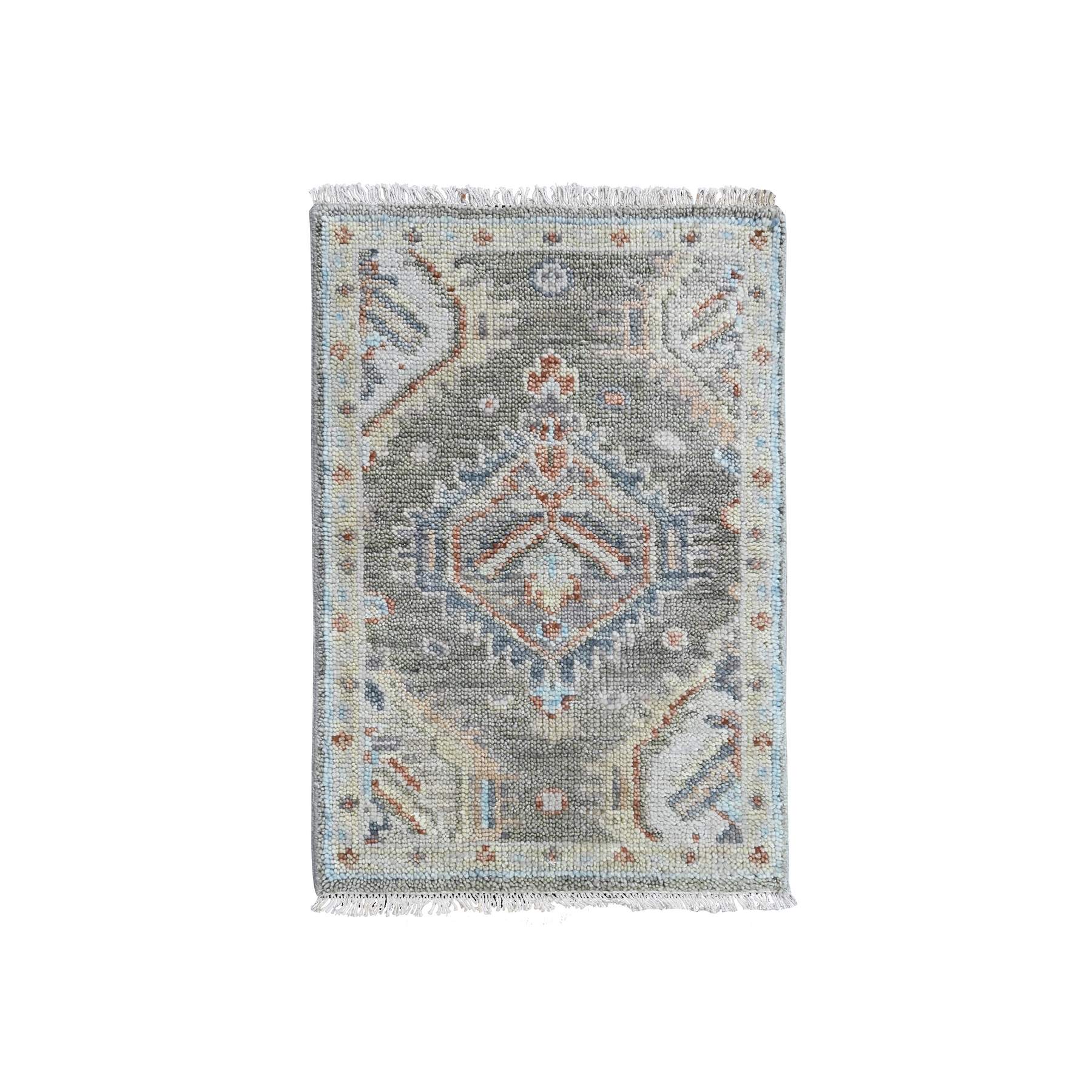Oushak-And-Peshawar-Hand-Knotted-Rug-52340