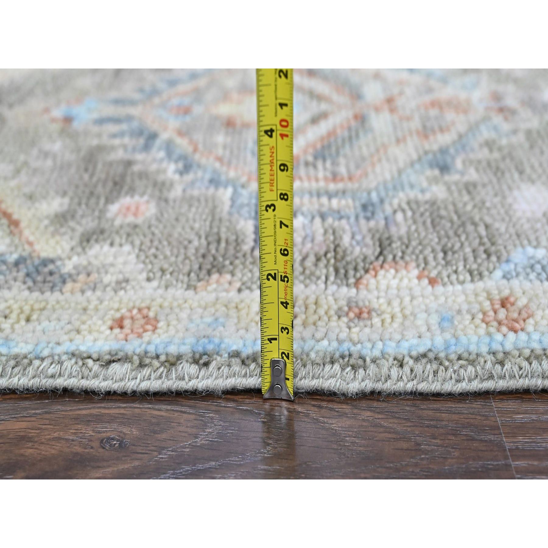 Oushak-And-Peshawar-Hand-Knotted-Rug-52340
