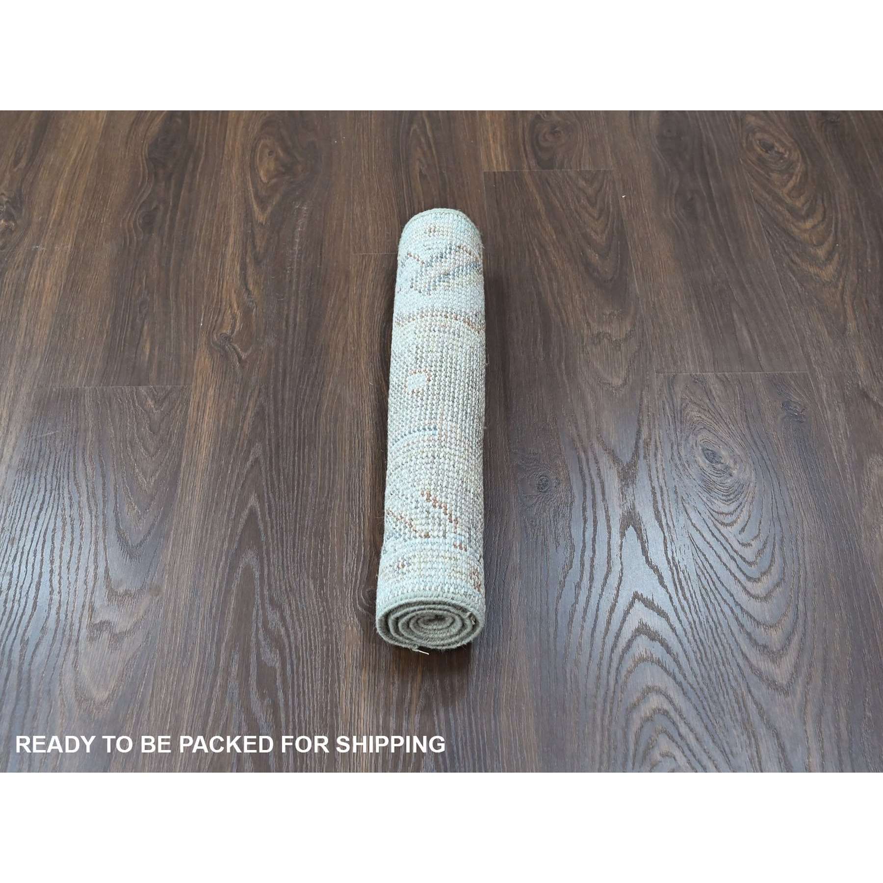 Oushak-And-Peshawar-Hand-Knotted-Rug-52345