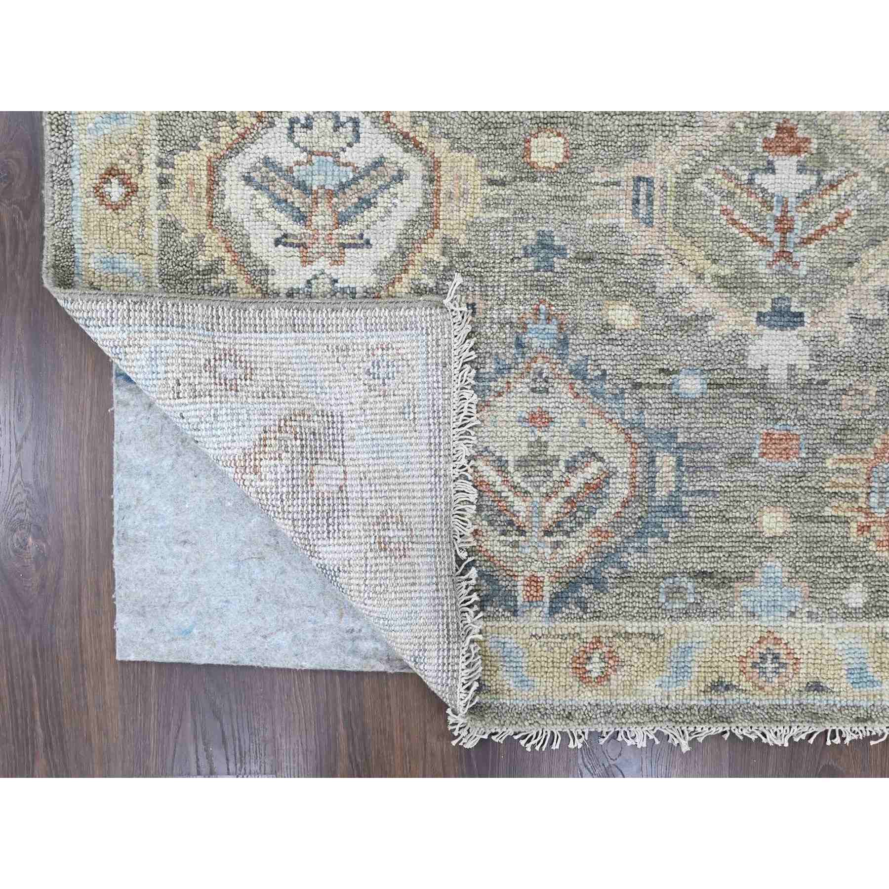 Oushak-And-Peshawar-Hand-Knotted-Rug-52350