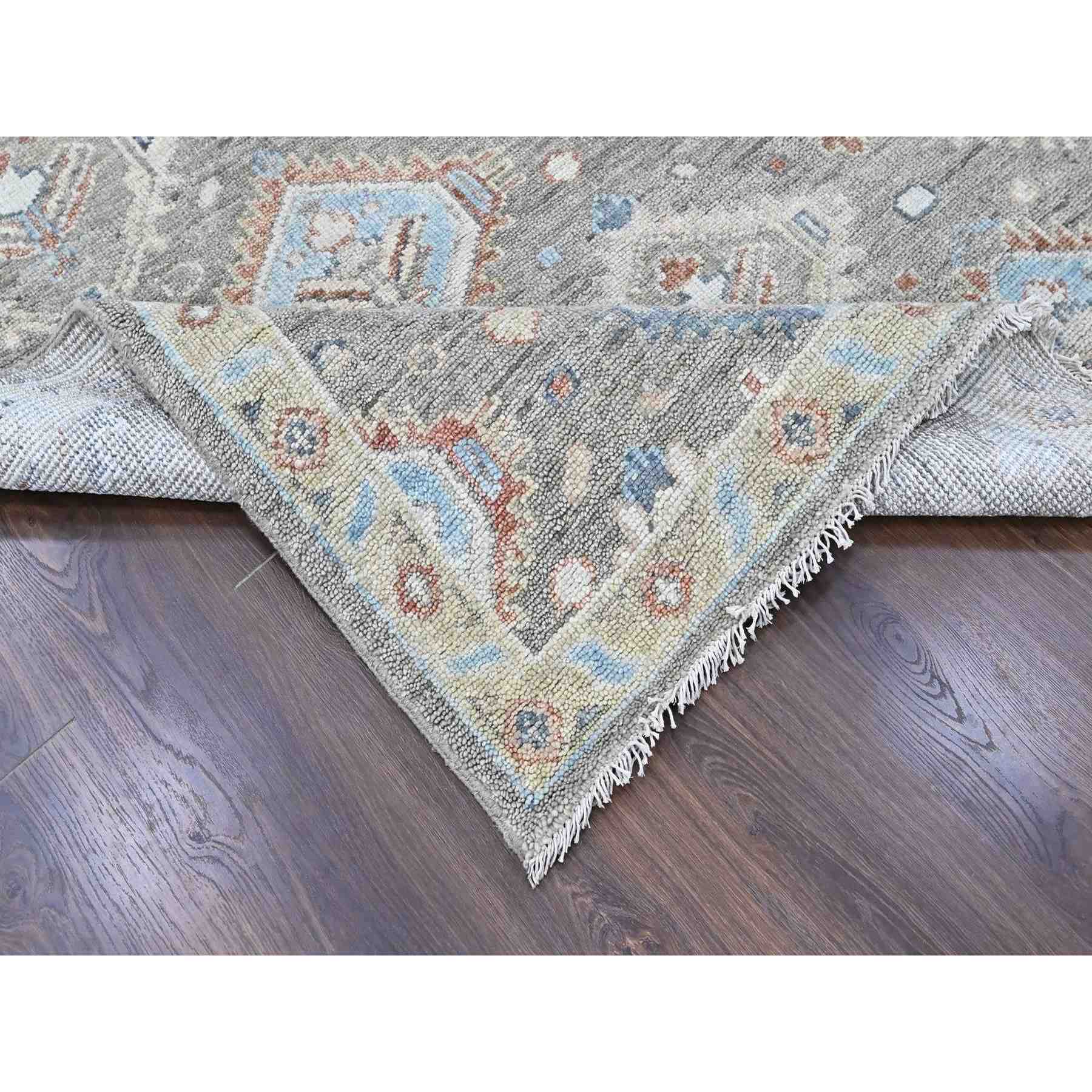 Oushak-And-Peshawar-Hand-Knotted-Rug-52350