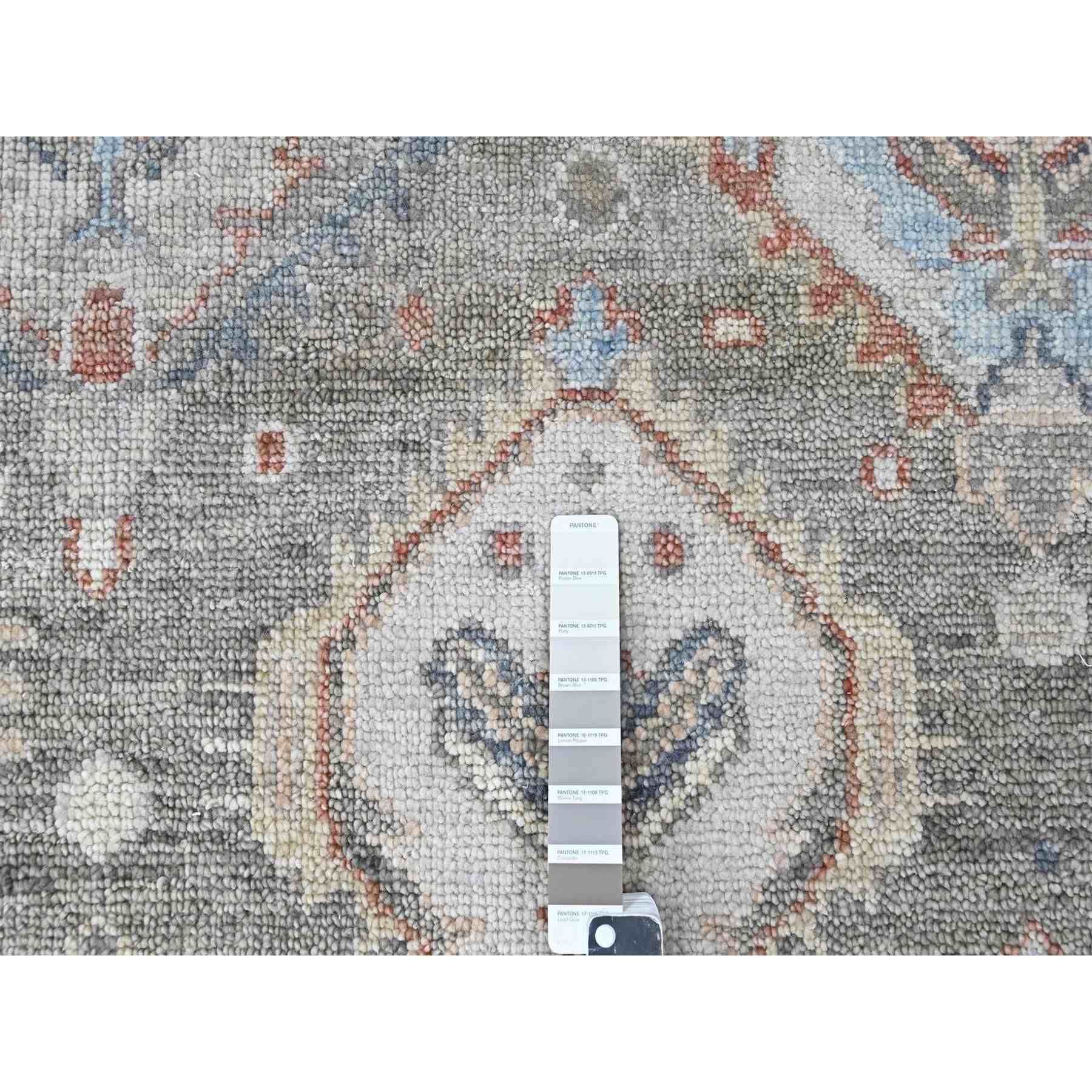 Oushak-And-Peshawar-Hand-Knotted-Rug-52350