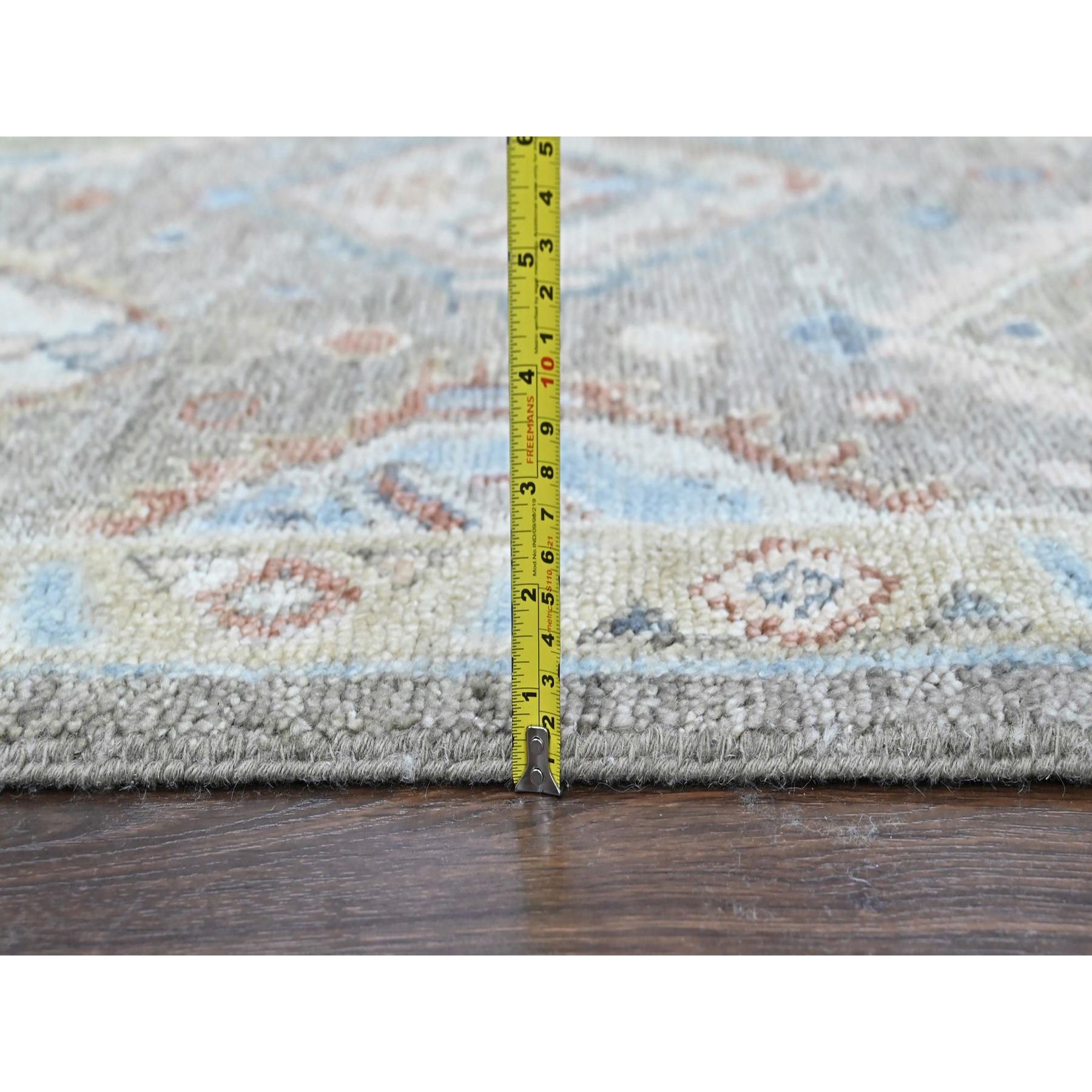 Oushak-And-Peshawar-Hand-Knotted-Rug-52350