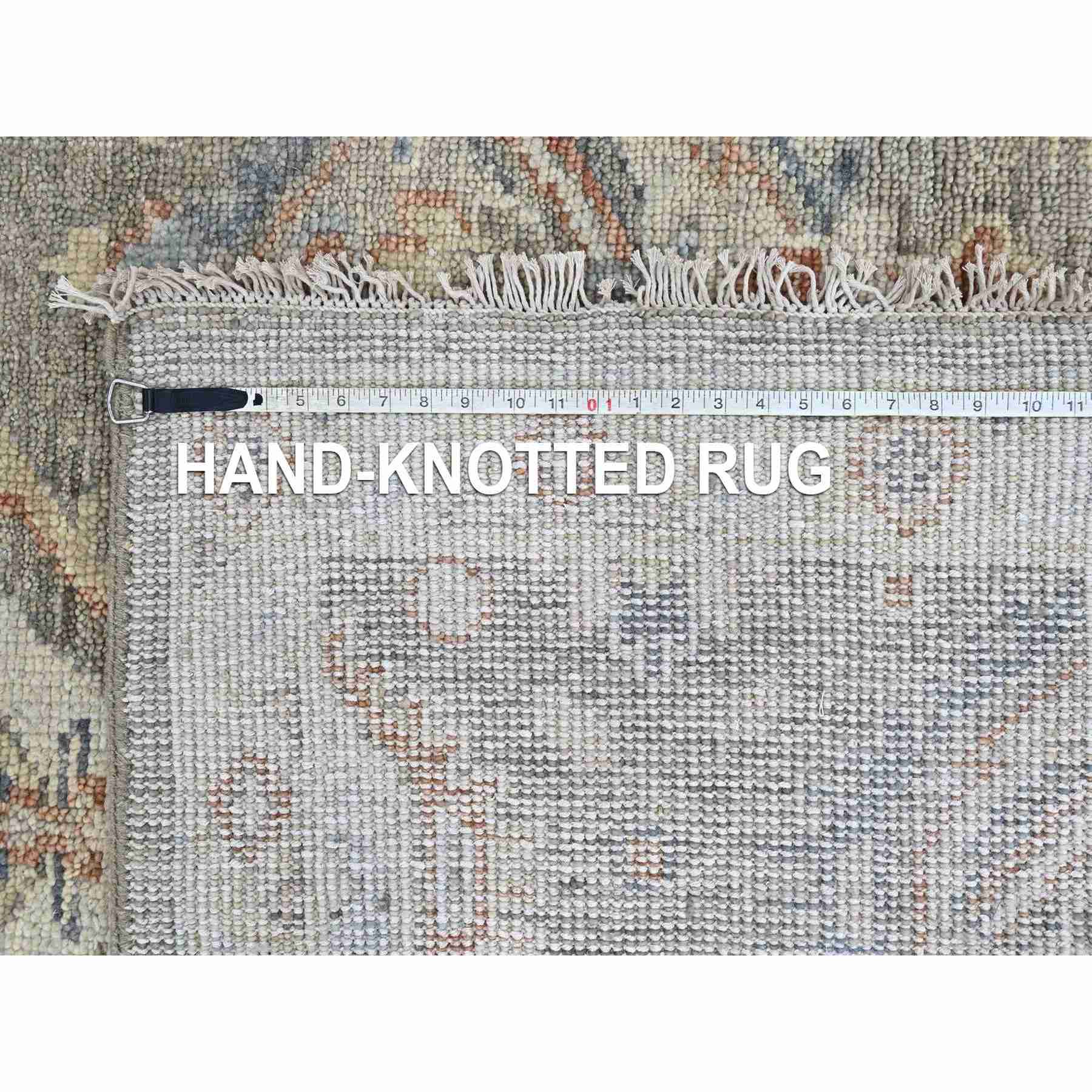 Oushak-And-Peshawar-Hand-Knotted-Rug-52350