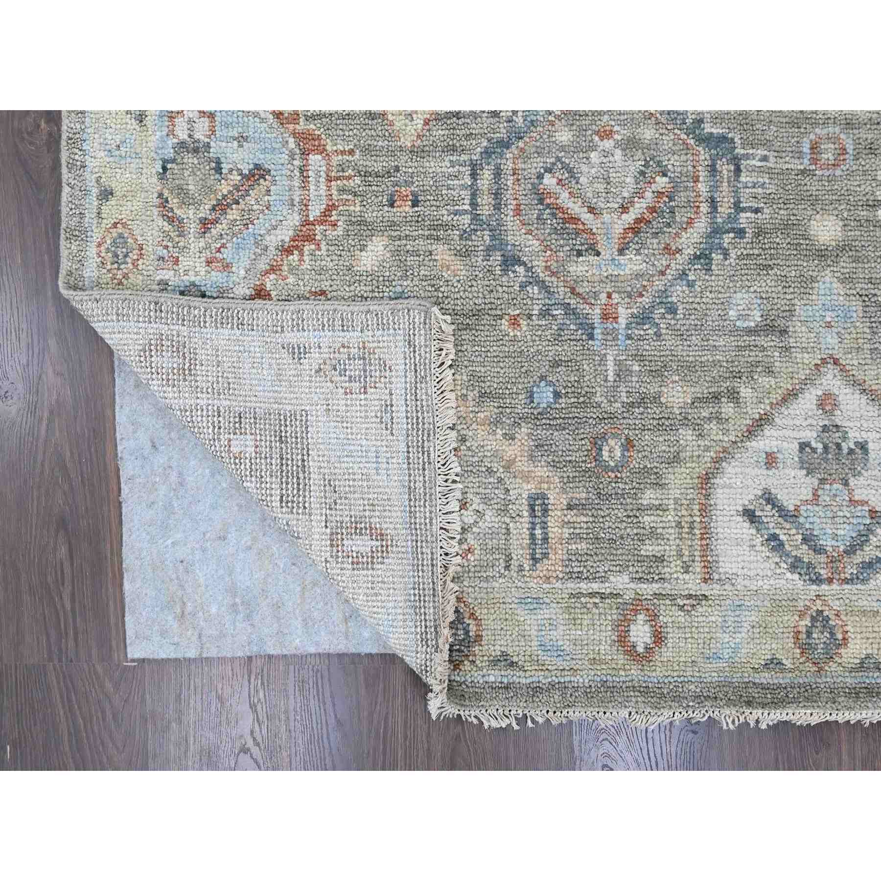 Oushak-And-Peshawar-Hand-Knotted-Rug-52355