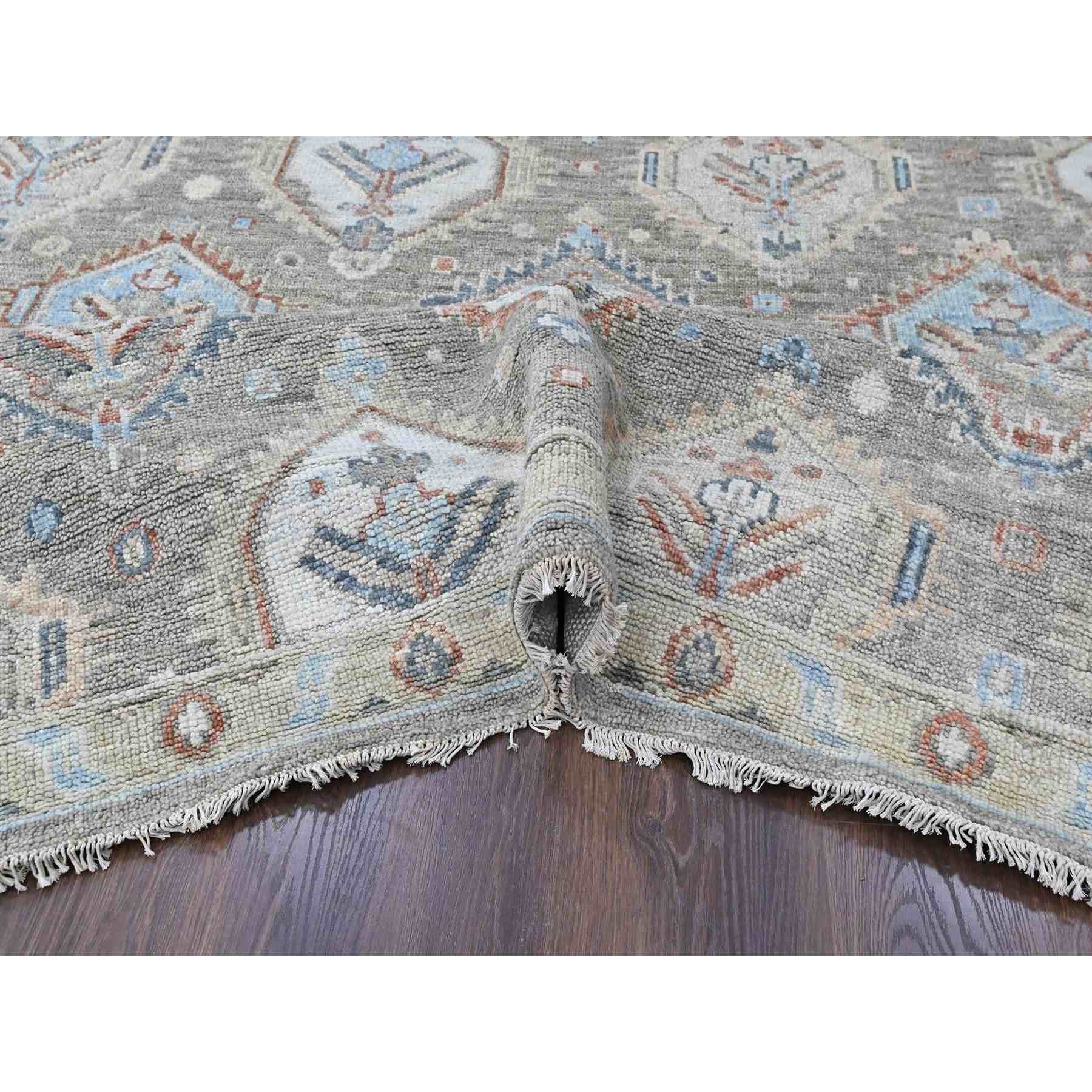 Oushak-And-Peshawar-Hand-Knotted-Rug-52355