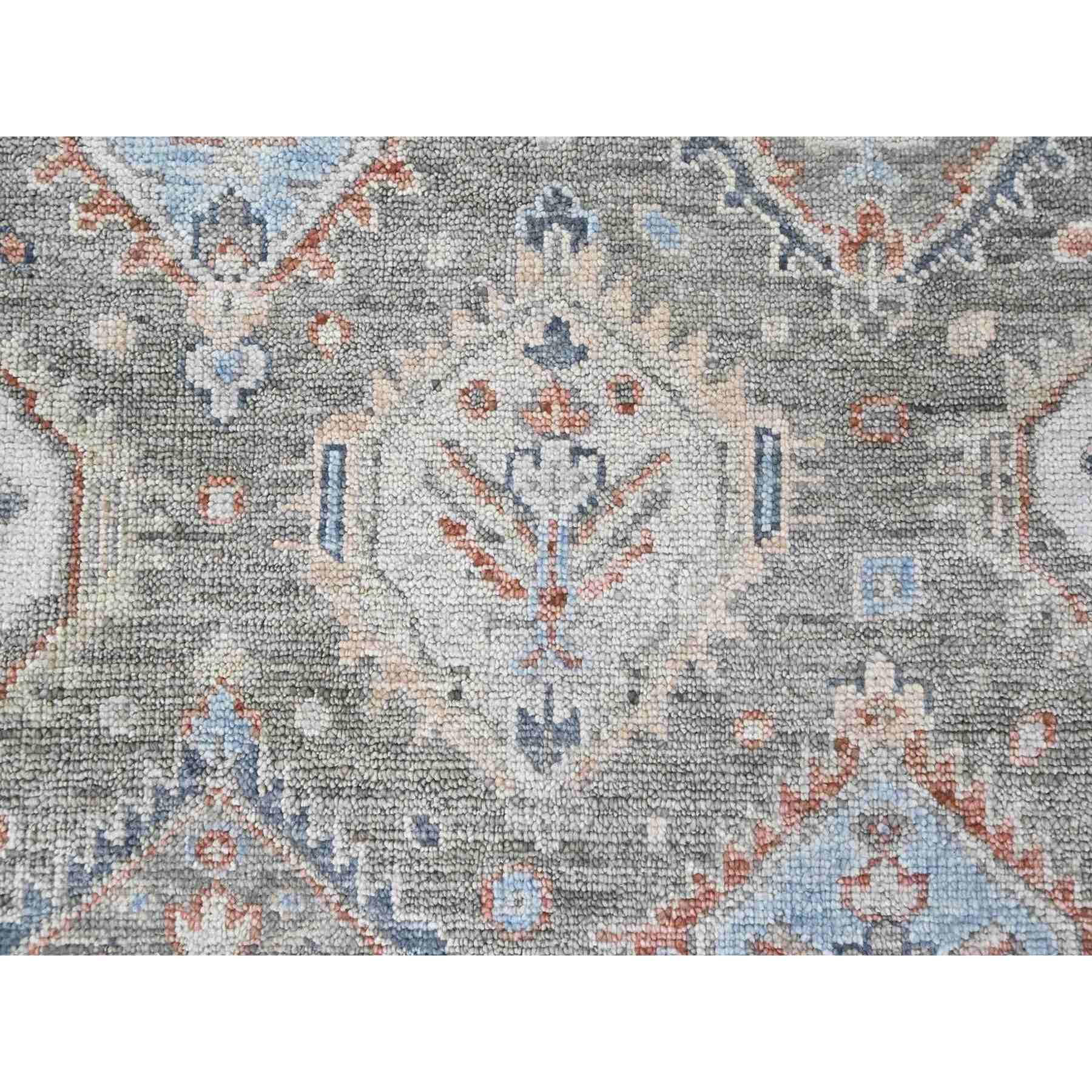 Oushak-And-Peshawar-Hand-Knotted-Rug-52355