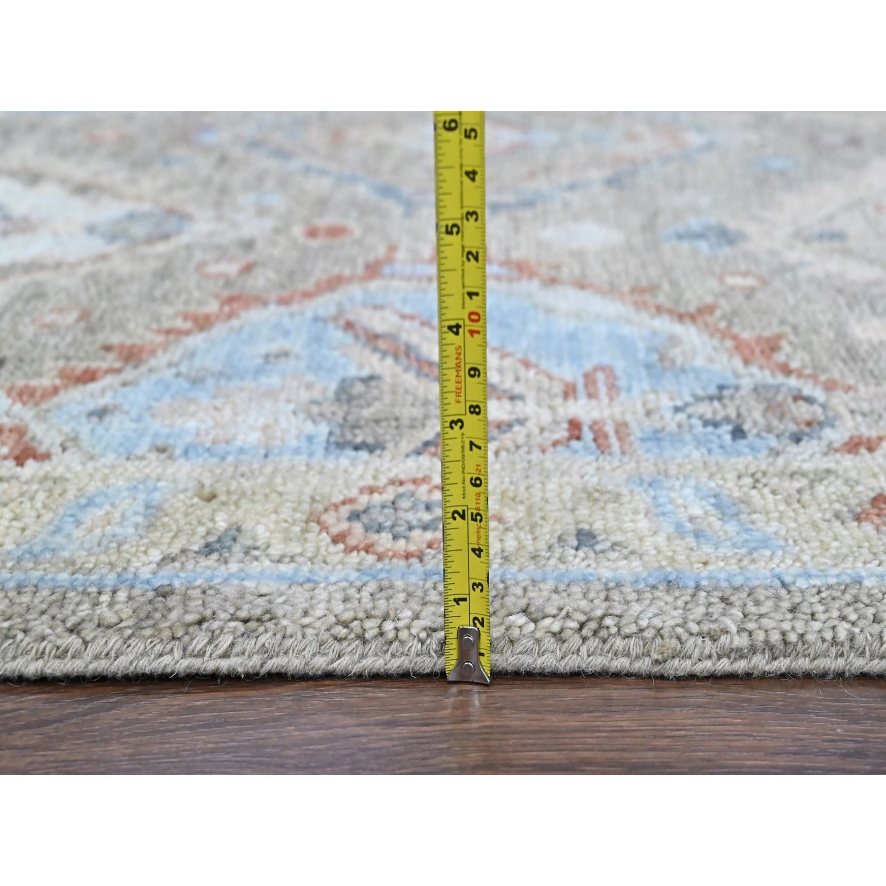 Oushak-And-Peshawar-Hand-Knotted-Rug-52355
